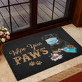 Ohaprints-Doormat-Outdoor-Indoor-Funny-Rottweiler-Dog-Puppy-Wearing-Face-Mask-Wipe-Your-Paws-Rubber-Door-Mat-1187-