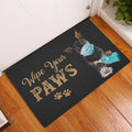 Ohaprints-Doormat-Outdoor-Indoor-Funny-Miniature-Pinscher-Dog-Wearing-Face-Mask-Wipe-Your-Paws-Rubber-Door-Mat-1189-