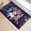 Ohaprints-Doormat-Outdoor-Indoor-Pitbull-Dog-God-Bless-America-Patriotic-4Th-Of-July-Independence-Rubber-Door-Mat-608-