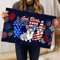 Ohaprints-Doormat-Outdoor-Indoor-Corgi-God-Bless-America-Patriotic-4Th-Of-July-Independence-Day-Rubber-Door-Mat-610-