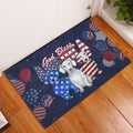 Ohaprints-Doormat-Outdoor-Indoor-Dachshund-God-Bless-America-Patriotic-4Th-Of-July-Independence-Rubber-Door-Mat-613-