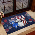 Ohaprints-Doormat-Outdoor-Indoor-Dachshund-God-Bless-America-Patriotic-4Th-Of-July-Independence-Rubber-Door-Mat-613-