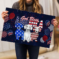 Ohaprints-Doormat-Outdoor-Indoor-Dachshund-God-Bless-America-Patriotic-4Th-Of-July-Independence-Rubber-Door-Mat-613-