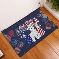 Ohaprints-Doormat-Outdoor-Indoor-Schnauzer-God-Bless-America-Patriotic-4Th-Of-July-Independence-Rubber-Door-Mat-614-