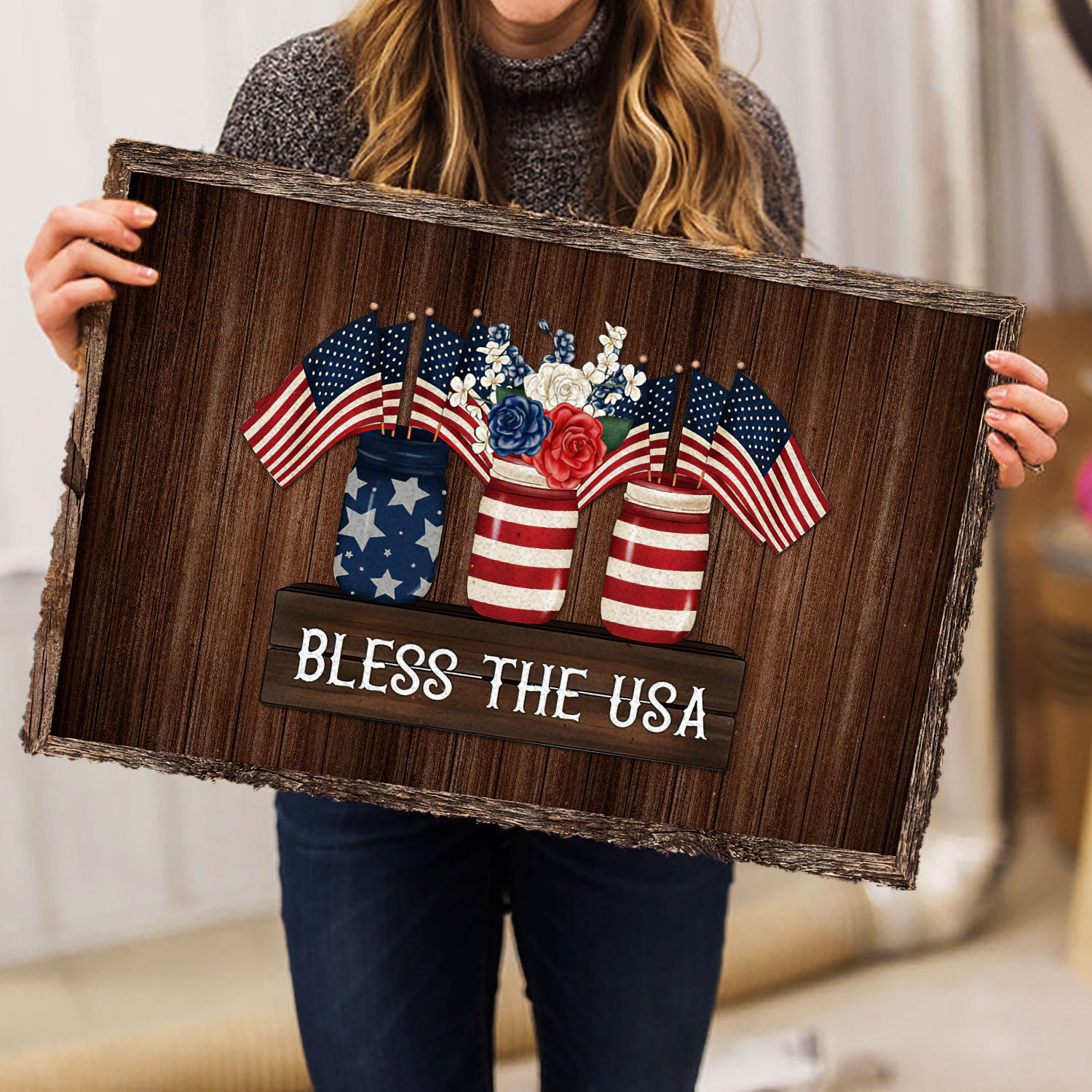 Ohaprints-Doormat-Outdoor-Indoor-God-Bless-The-Usa-Patriotic-4Th-Of-July-Happy-Independence-Day-Rubber-Door-Mat-616-