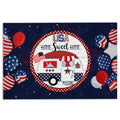 Ohaprints-Doormat-Outdoor-Indoor-Usa-Home-Sweet-Home-4Th-Of-July-Happy-Independence-Day-Patriotic-Rubber-Door-Mat-617-18'' x 30''