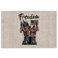 Ohaprints-Doormat-Outdoor-Indoor-Veteran-Freedom-4Th-Of-July-Happy-Independence-Day-Patriotic-Rubber-Door-Mat-620-18'' x 30''