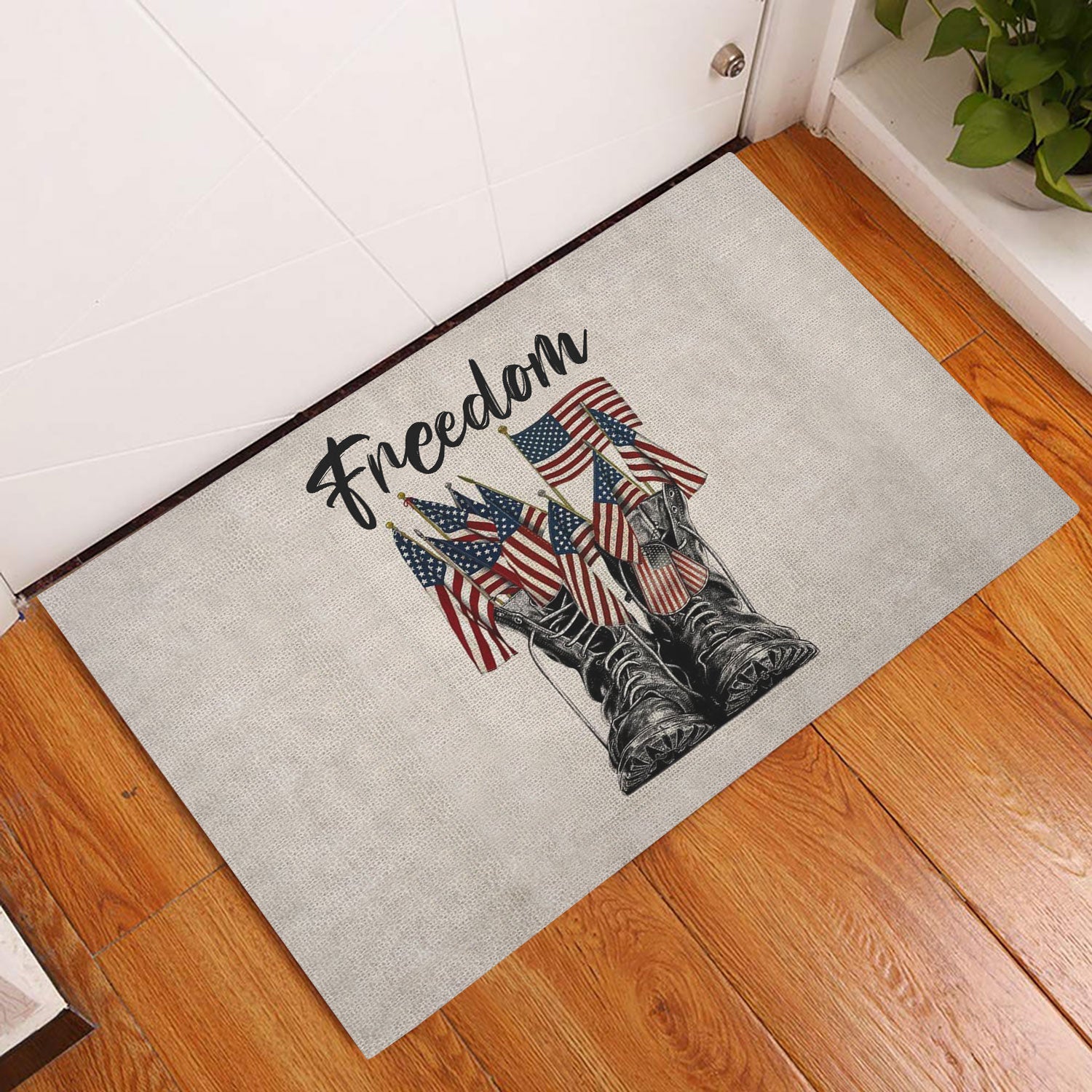 Ohaprints-Doormat-Outdoor-Indoor-Veteran-Freedom-4Th-Of-July-Happy-Independence-Day-Patriotic-Rubber-Door-Mat-620-