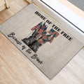 Ohaprints-Doormat-Outdoor-Indoor-Veteran-Patriotic-Home-Of-The-Free-Because-Of-The-Brave-Rubber-Door-Mat-622-