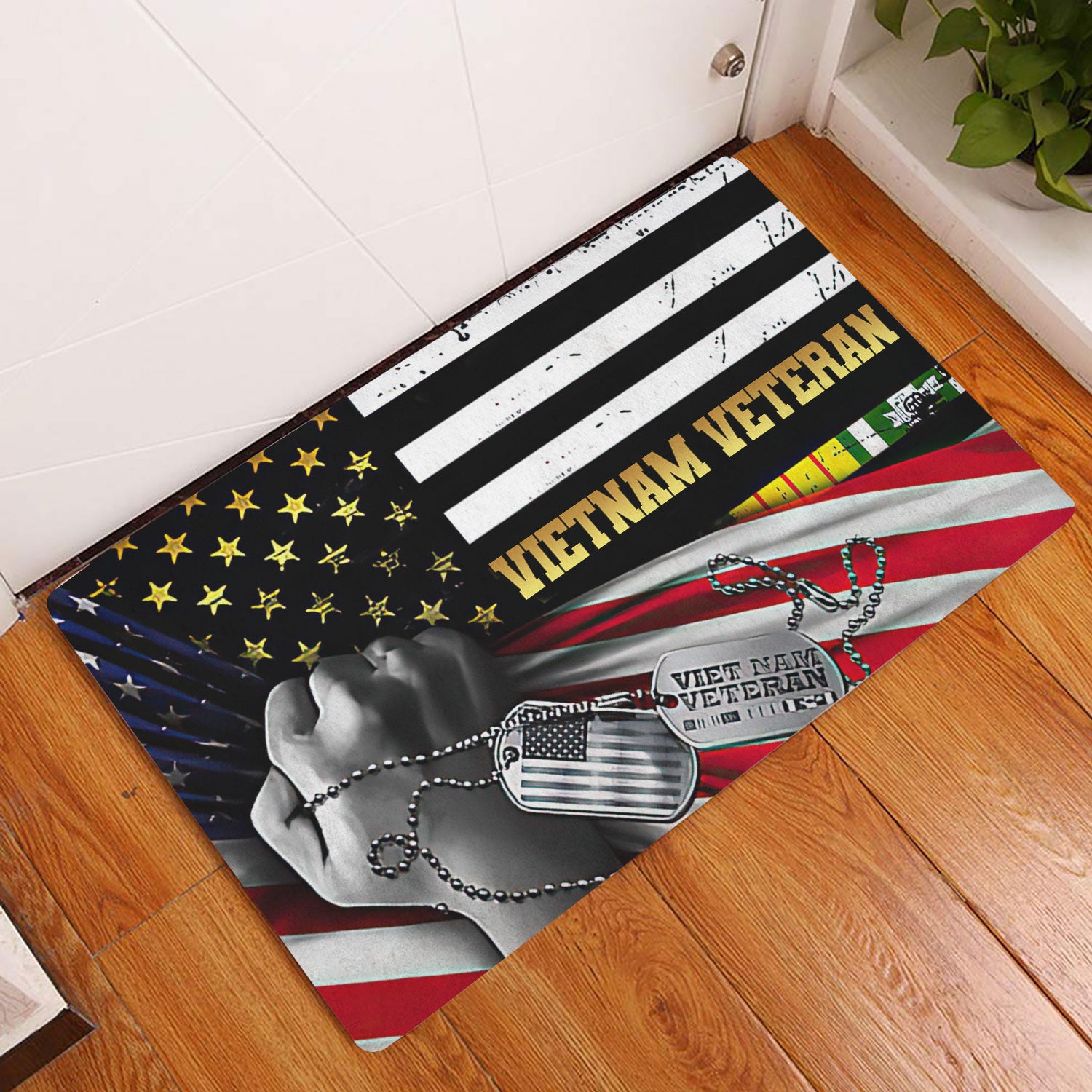 Ohaprints-Doormat-Outdoor-Indoor-Vietnam-Veteran-Proud-Veteran-Amrican-Flag-Rubber-Door-Mat-1542-