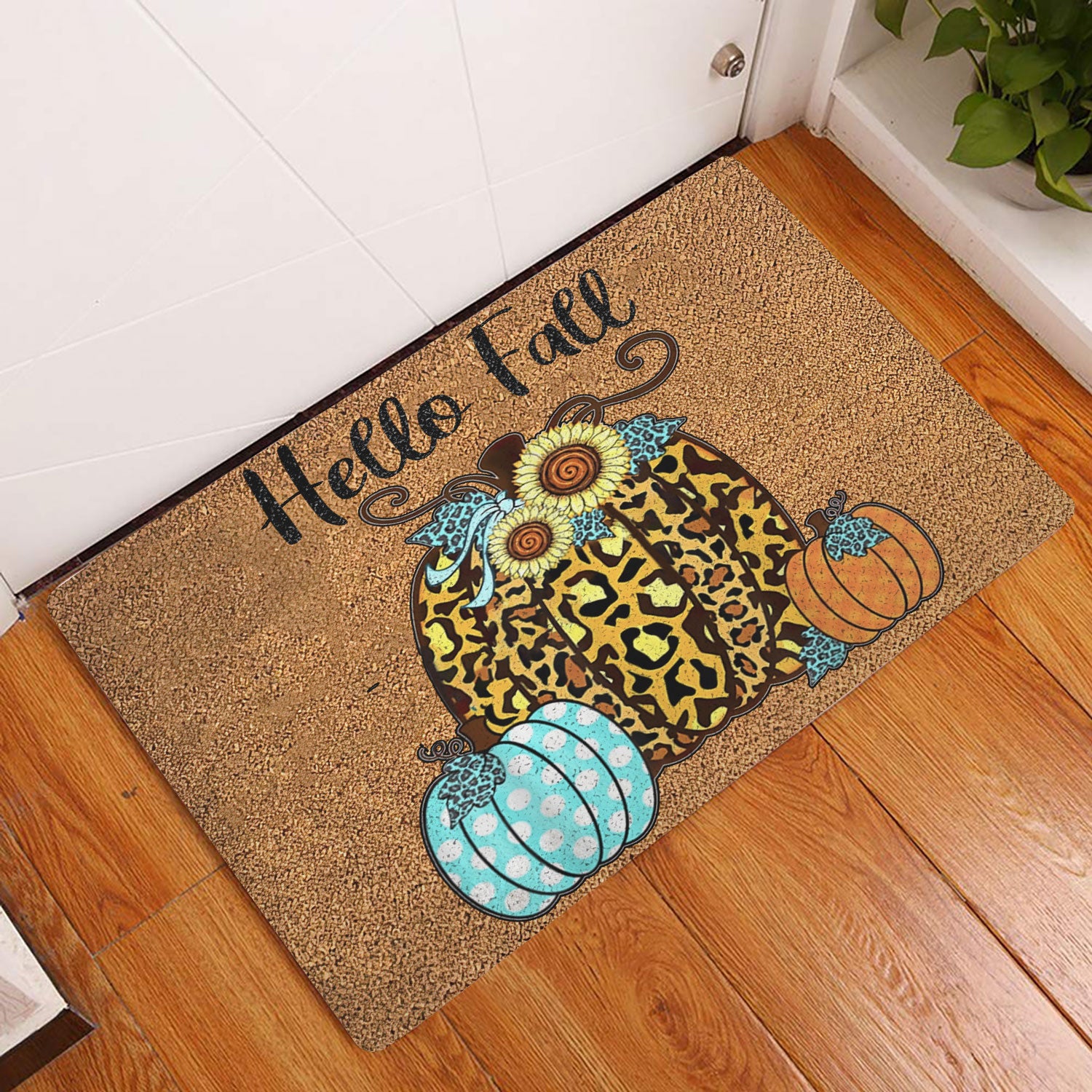 Ohaprints-Doormat-Outdoor-Indoor-Hello-Fall-Pumpkin-Spice-Thanksgiving-Autumn-Season-Rubber-Door-Mat-1638-