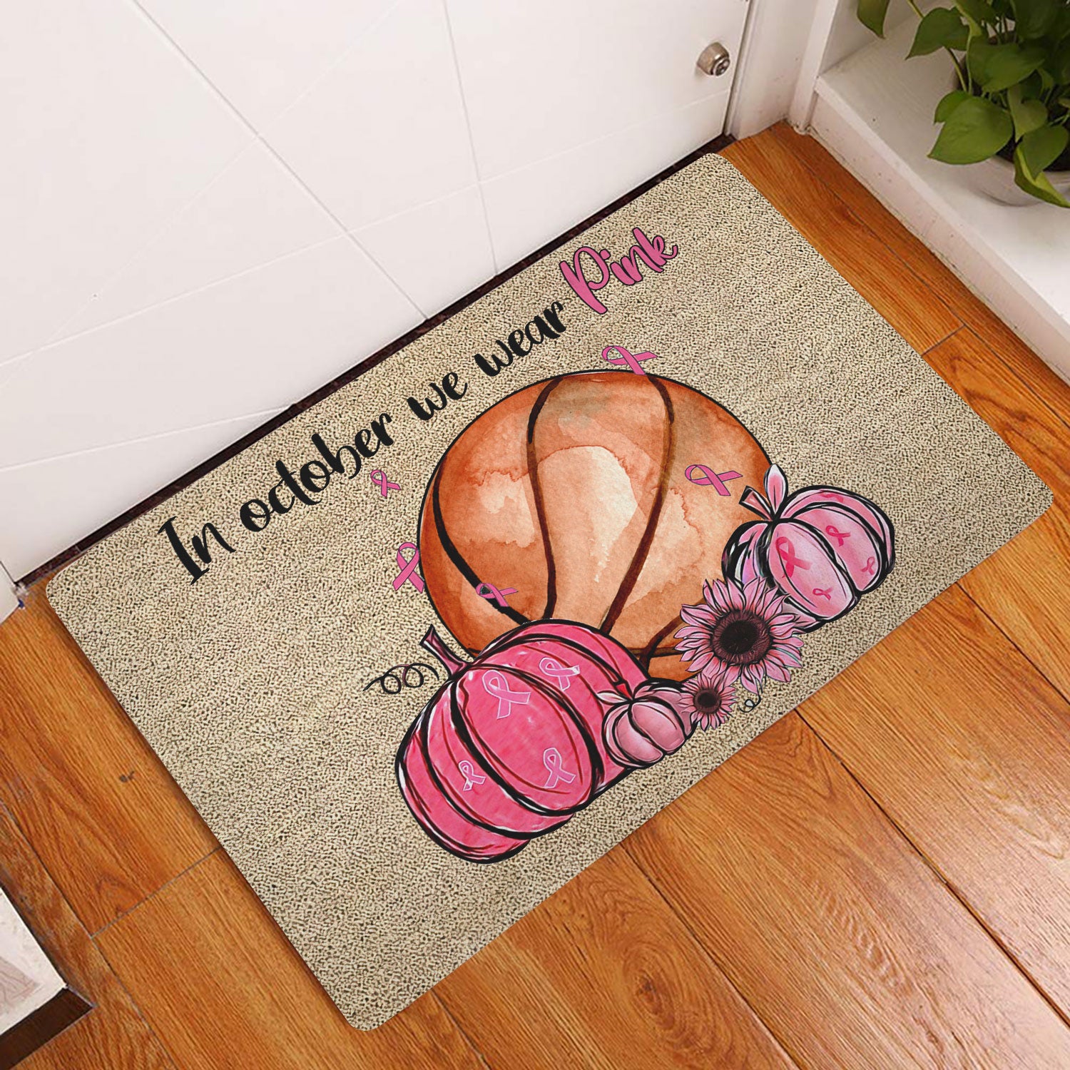 Ohaprints-Doormat-Outdoor-Indoor-Breast-Cancer-Basketball-In-October-We-Wear-Pink-Rubber-Door-Mat-1917-