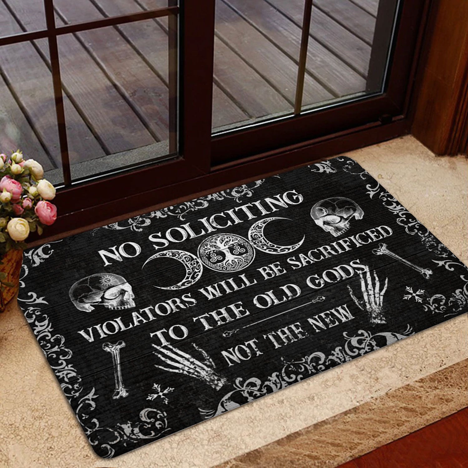 Ohaprints-Doormat-Outdoor-Indoor-Witch-No-Soliciting-Violators-Will-Be-Sacrificed-Wiccan-Wicca-Rubber-Door-Mat-64-