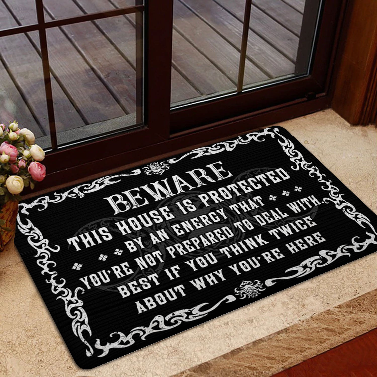 Ohaprints-Doormat-Outdoor-Indoor-Witch-Beware-This-House-Is-Protected-Wiccan-Wicca-Rubber-Door-Mat-65-