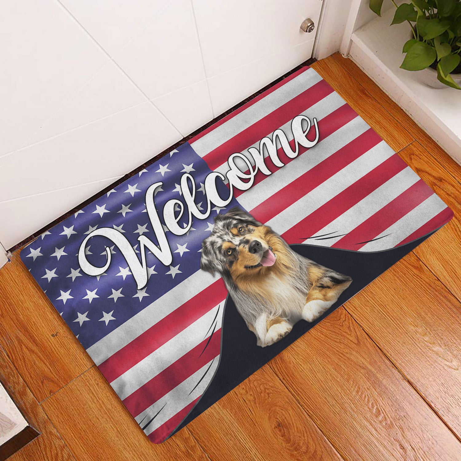 Ohaprints-Doormat-Outdoor-Indoor-Funny-Australian-Shepherd-Dog-Welcome-American-Flag-Us-Patriotic-Rubber-Door-Mat-74-