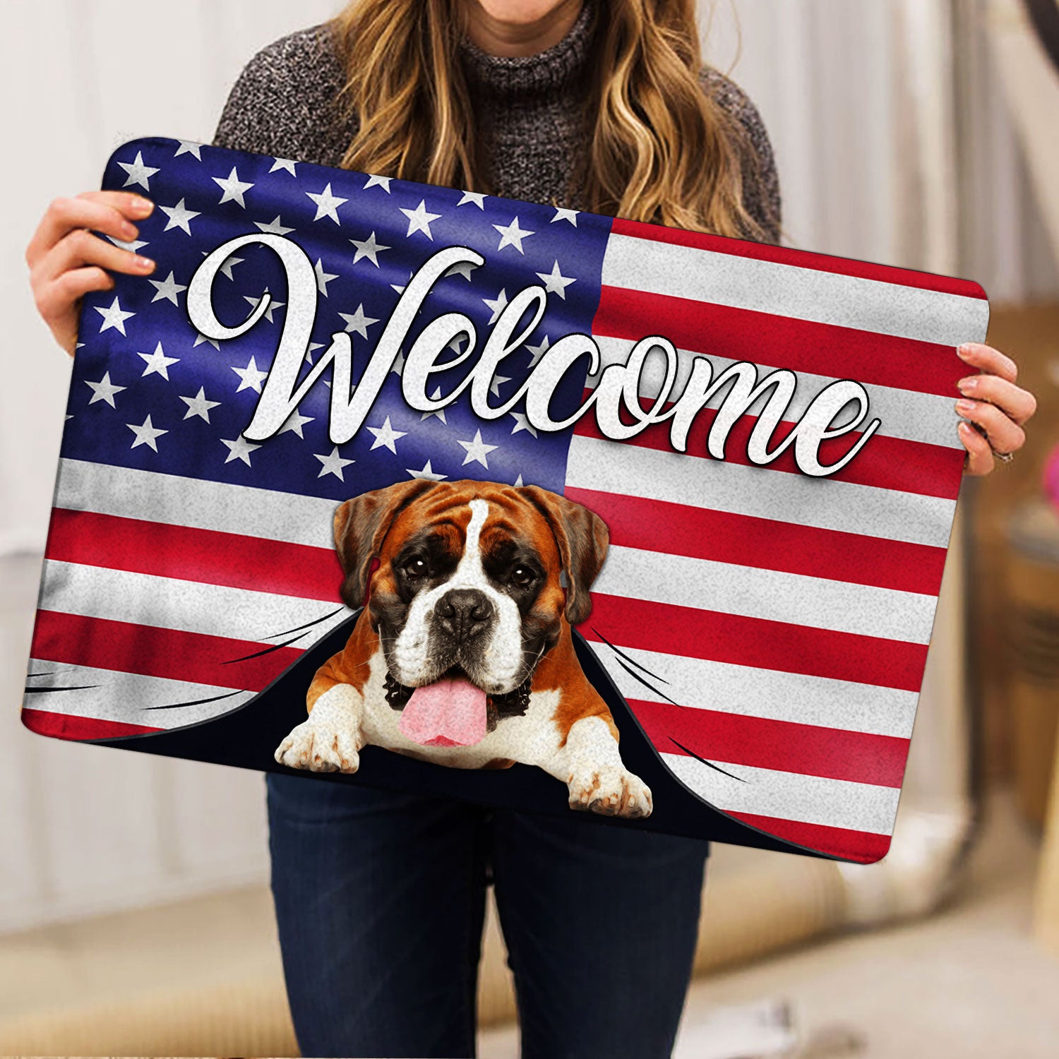 Ohaprints-Doormat-Outdoor-Indoor-Funny-Boxer-Dog-Welcome-American-Flag-Usa-Patriotic-Rubber-Door-Mat-81-
