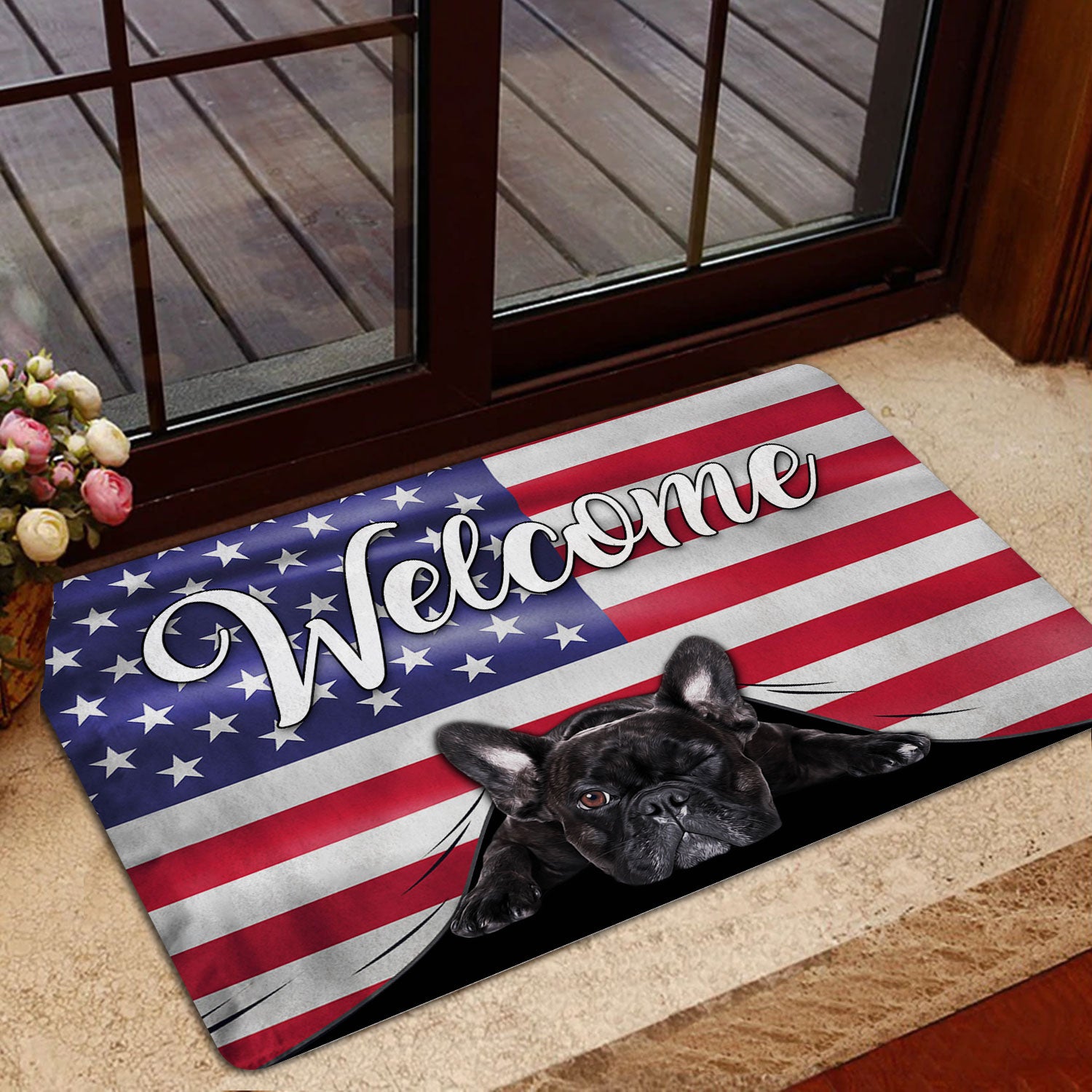 Ohaprints-Doormat-Outdoor-Indoor-Funny-French-Bulldog-Welcome-American-Flag-Usa-Patriotic-Rubber-Door-Mat-89-