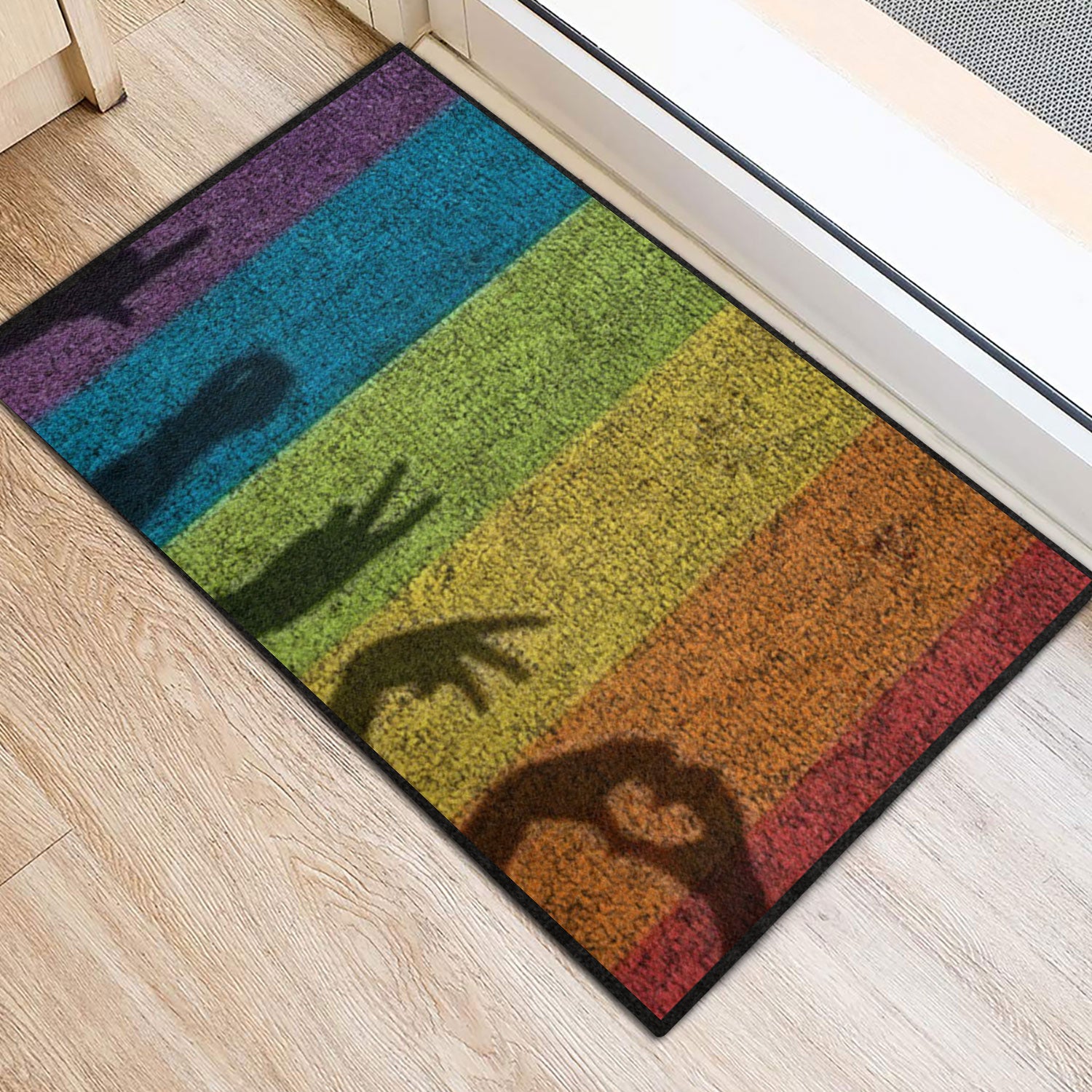 Ohaprints-Doormat-Outdoor-Indoor-Lgbt-Pride-American-Sign-Language-Asl-Support-Lgbtq-Rubber-Door-Mat-1205-