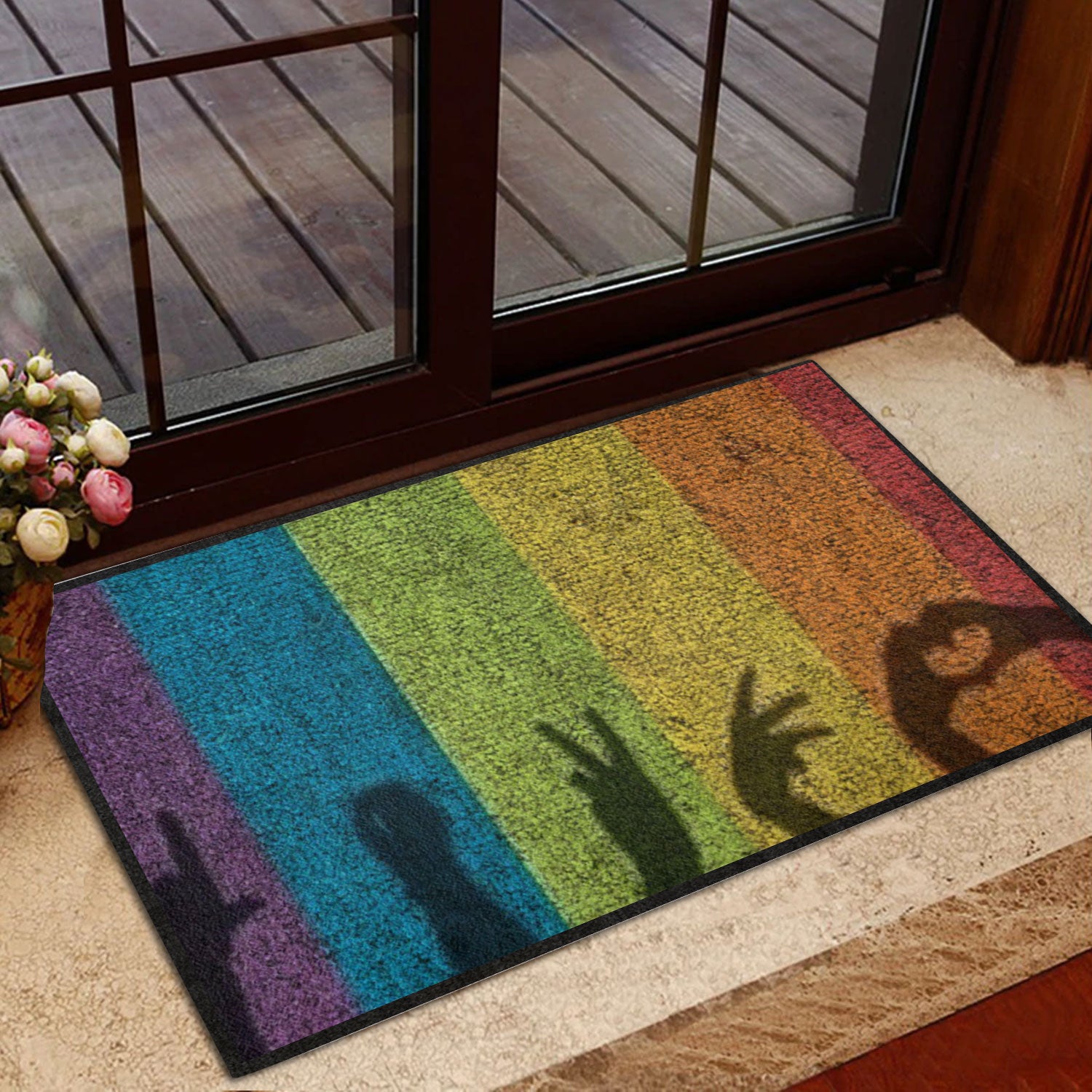 Ohaprints-Doormat-Outdoor-Indoor-Lgbt-Pride-American-Sign-Language-Asl-Support-Lgbtq-Rubber-Door-Mat-1205-