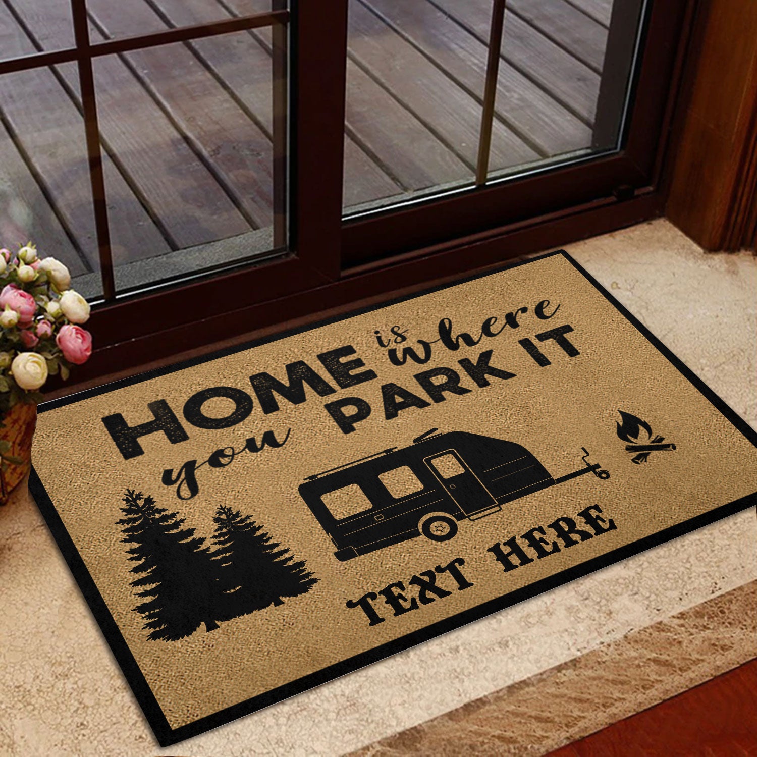 Ohaprints-Doormat-Outdoor-Indoor-Camper-Rv-Home-Is-Where-You-Park-It-Custom-Personalized-Name-Rubber-Door-Mat-305-