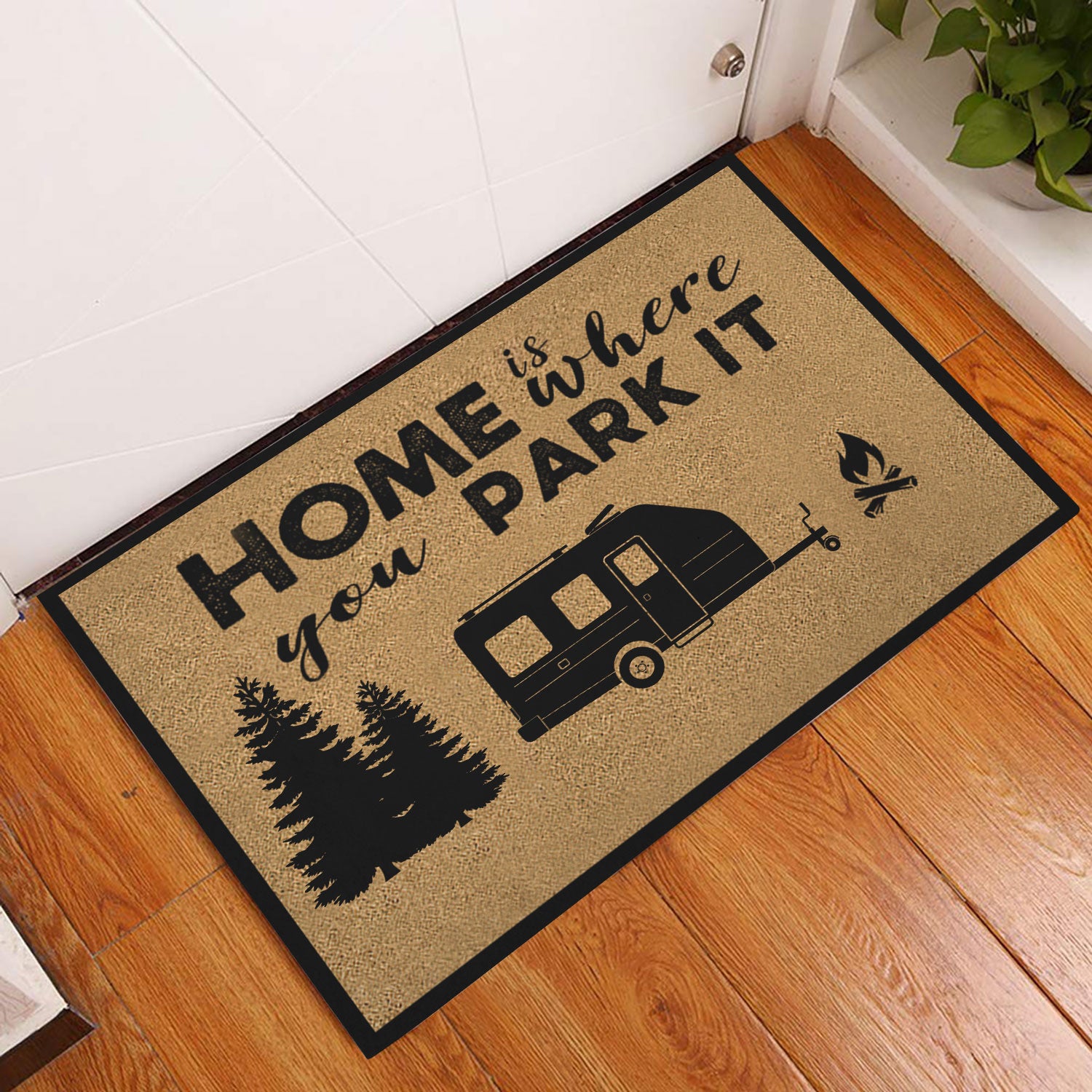 Ohaprints-Doormat-Outdoor-Indoor-Camper-Camping-Rv-Indoor-Outdoor-Home-Is-Where-You-Park-It-Rubber-Door-Mat-442-