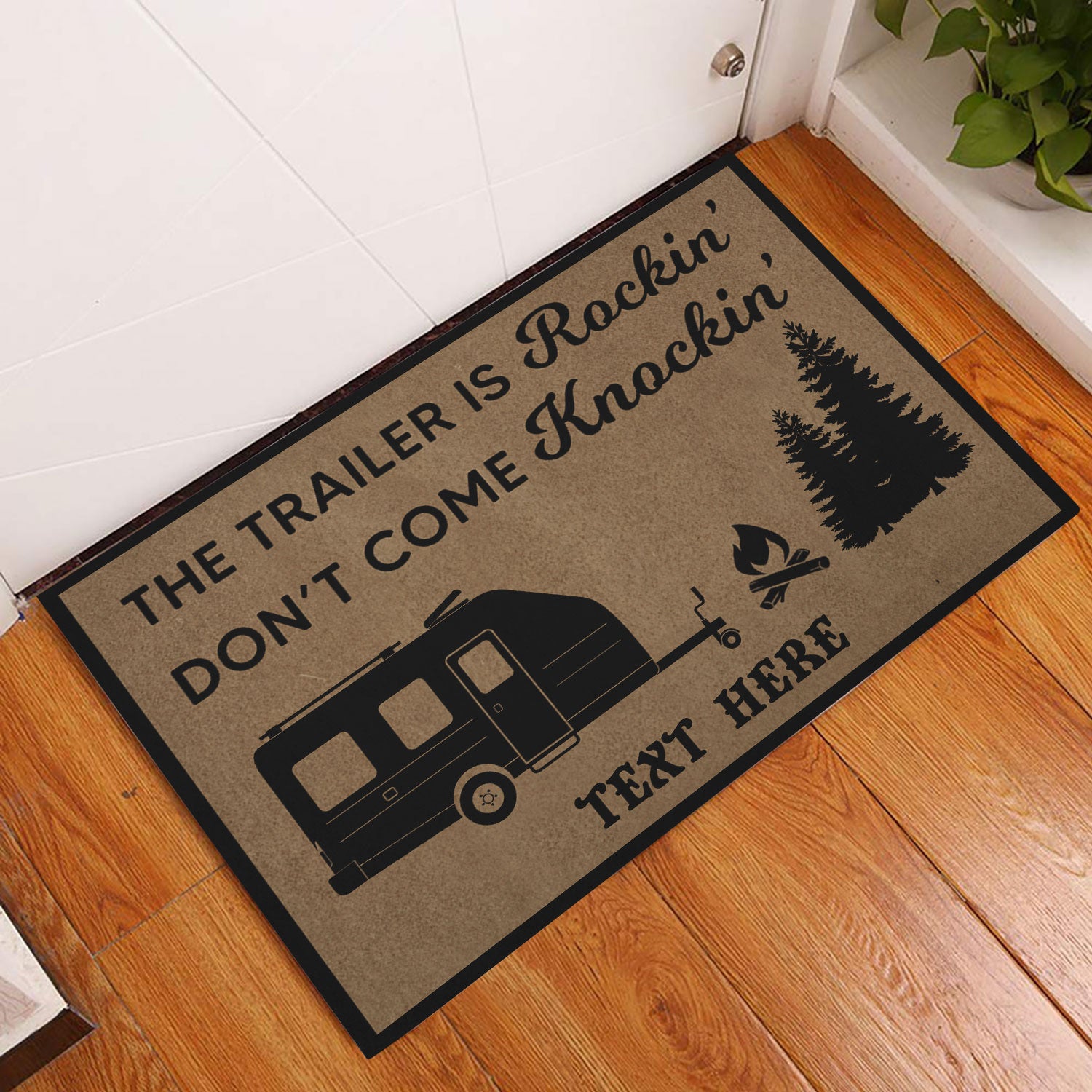 Ohaprints-Doormat-Outdoor-Indoor-Camper-Camping-The-Trailer-Iss-Rockin'-Custom-Personalized-Name-Rubber-Door-Mat-311-