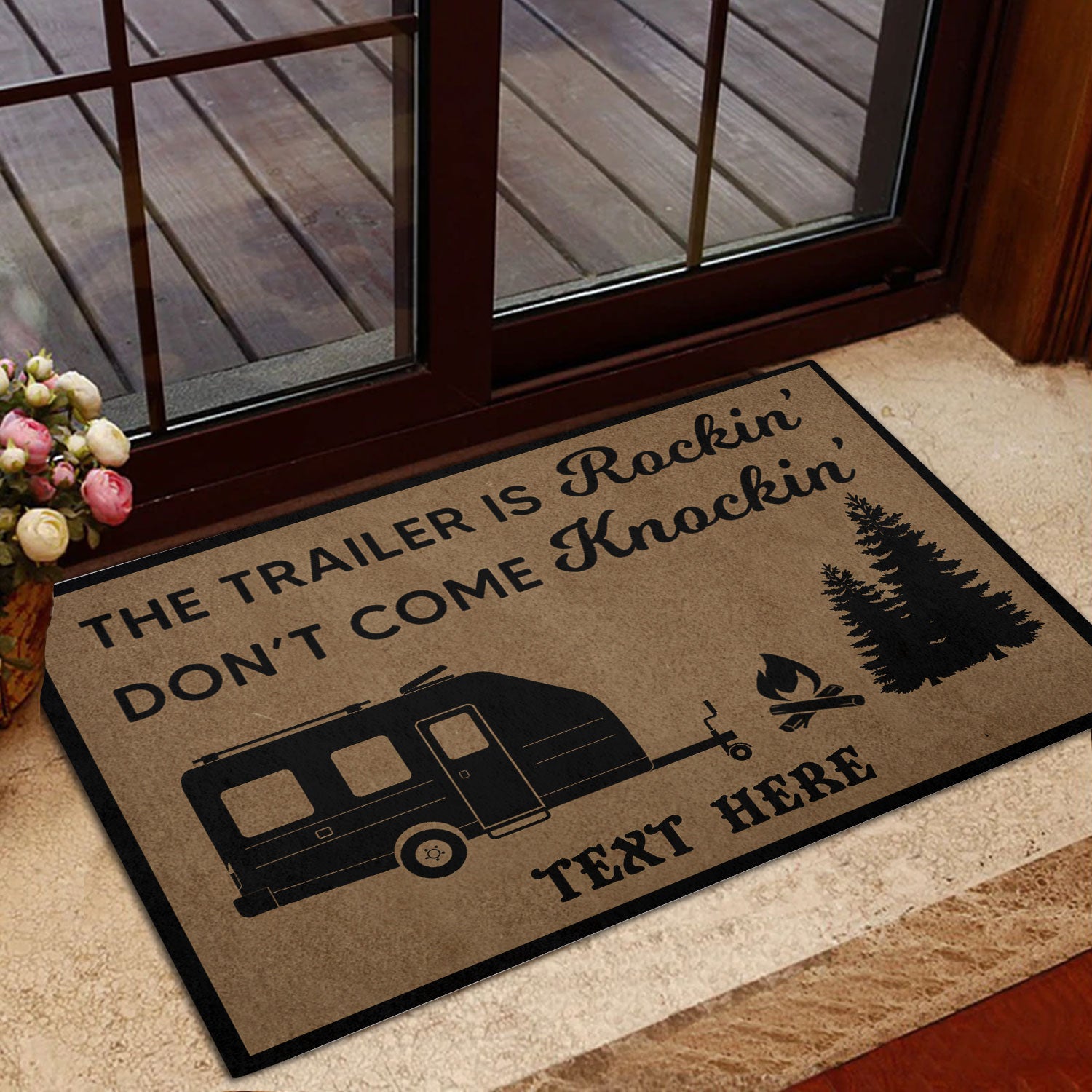 Ohaprints-Doormat-Outdoor-Indoor-Camper-Camping-The-Trailer-Iss-Rockin'-Custom-Personalized-Name-Rubber-Door-Mat-311-