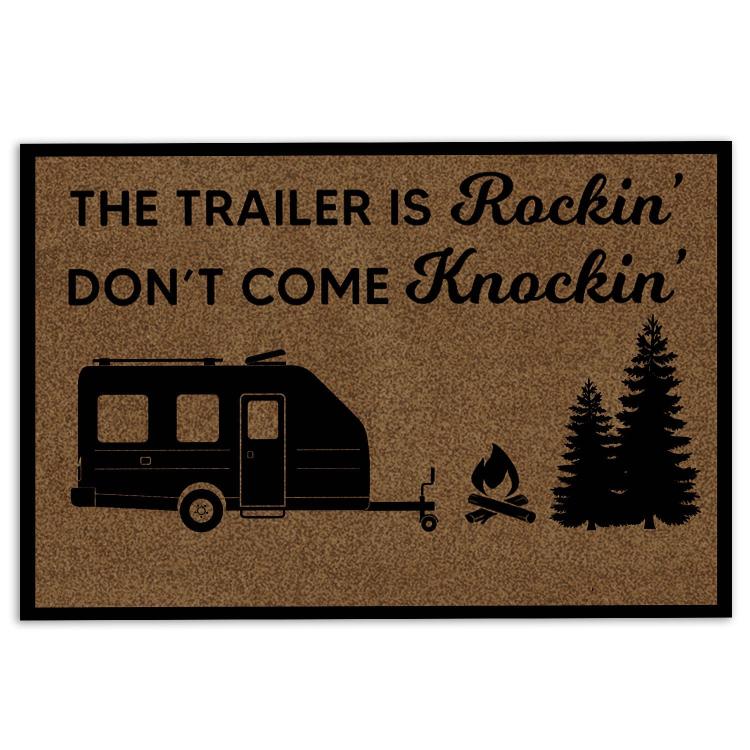 Ohaprints-Doormat-Outdoor-Indoor-Camper-Camping-Rv-Indoor-Outdoor-The-Trailer-Iss-Rockin'-Rubber-Door-Mat-423-18'' x 30''