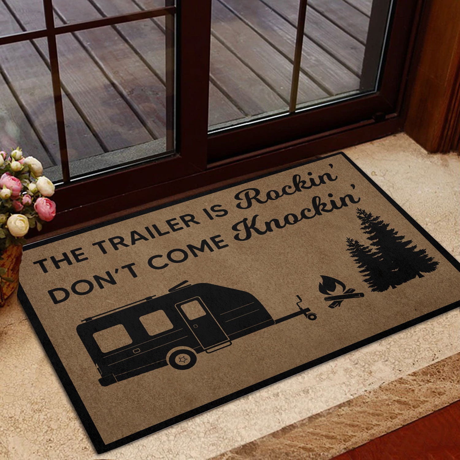 Ohaprints Doormat Outdoor Indoor Camper Camping Rv Indoor Outdoor -  OhaPrints