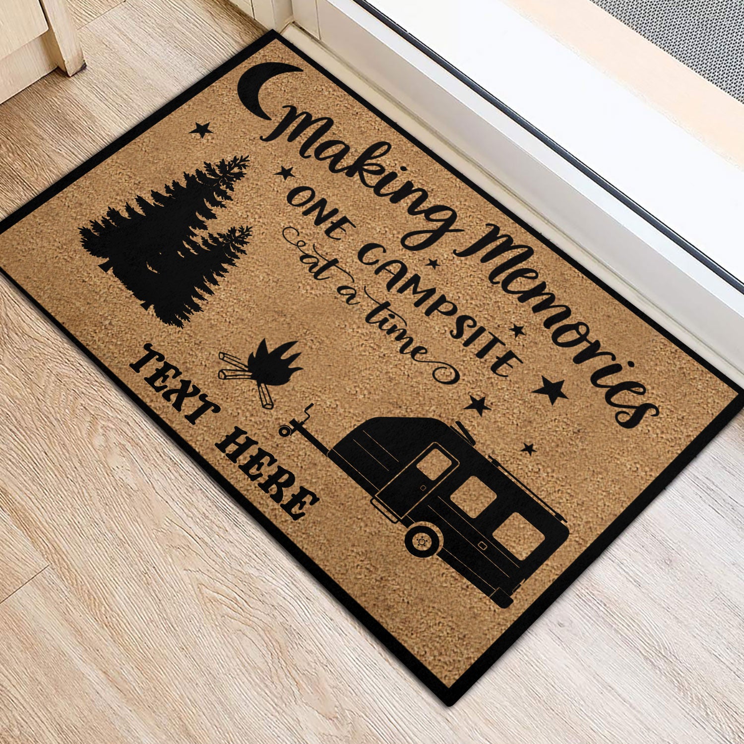 Ohaprints-Doormat-Outdoor-Indoor-Camper-Rv-Making-Memories-One-Campsite-Custom-Personalized-Name-Rubber-Door-Mat-409-