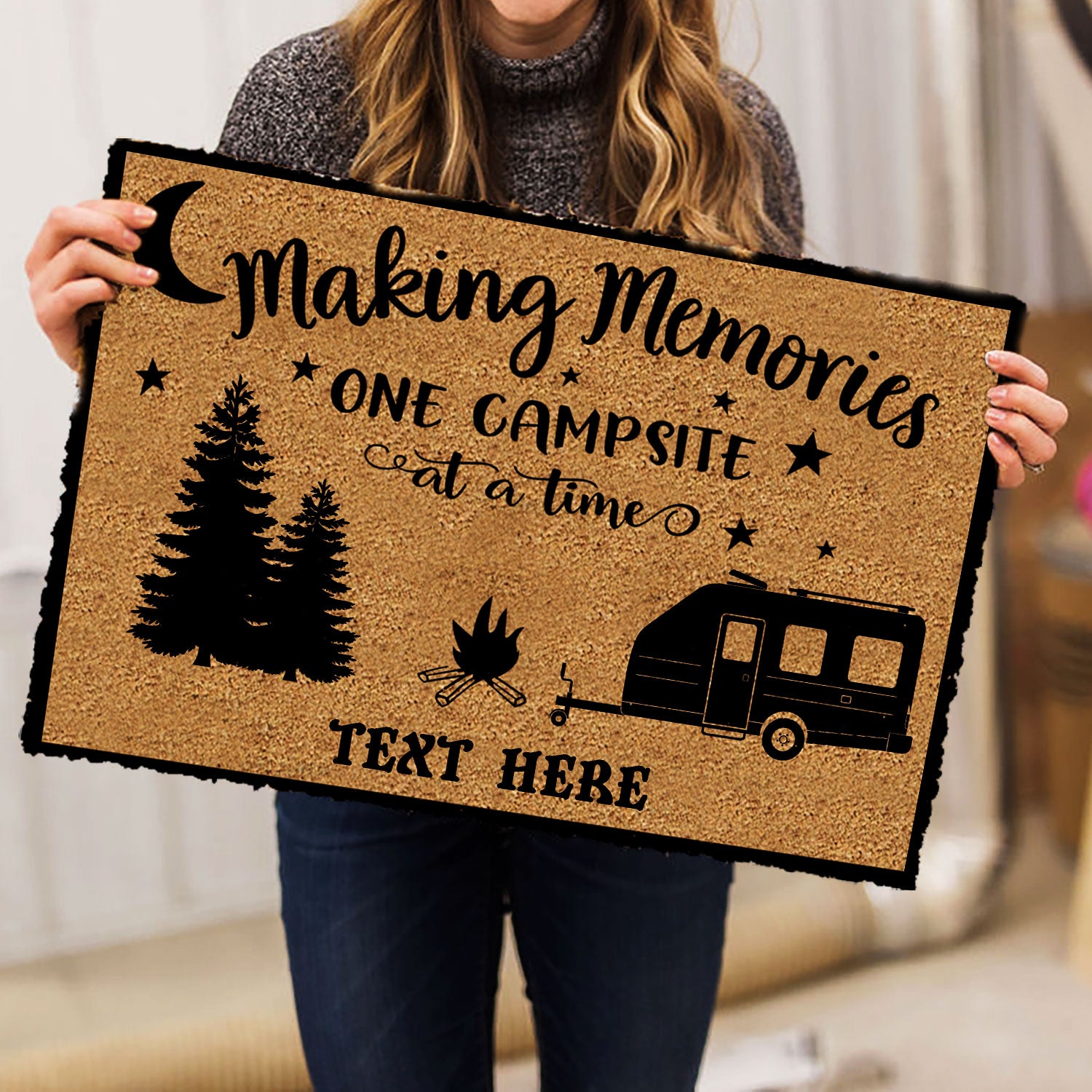 Ohaprints-Doormat-Outdoor-Indoor-Camper-Rv-Making-Memories-One-Campsite-Custom-Personalized-Name-Rubber-Door-Mat-409-