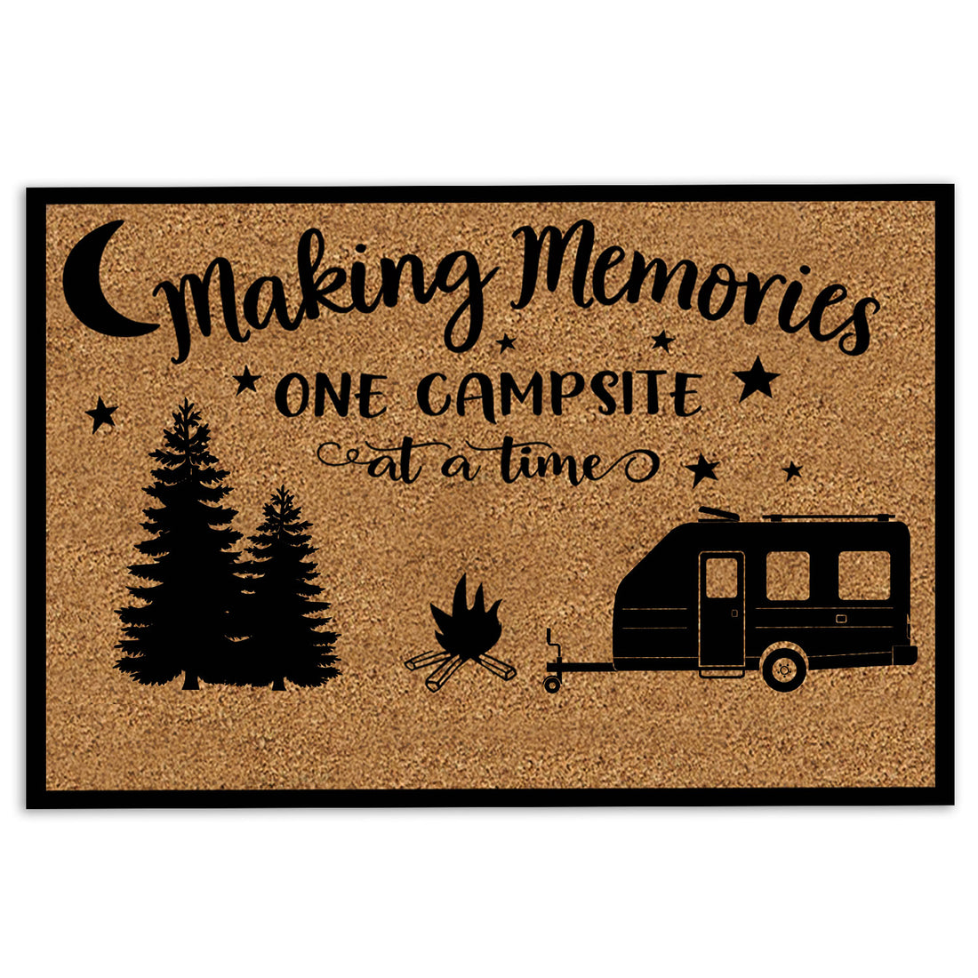 Ohaprints-Doormat-Outdoor-Indoor-Camper-Camping-Rv-Making-Memories-One-Campsite-At-A-Time-Rubber-Door-Mat-444-18'' x 30''