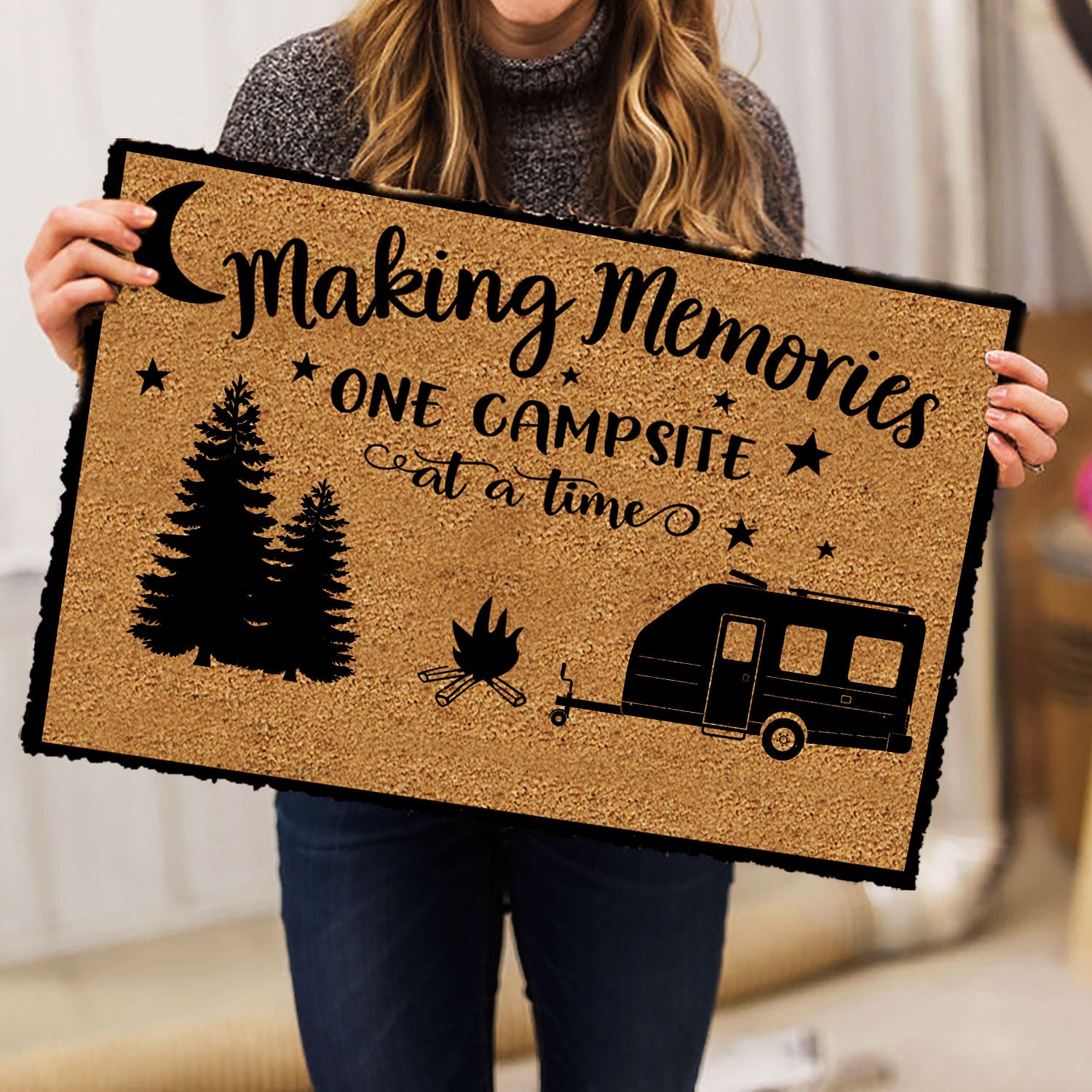 Ohaprints-Doormat-Outdoor-Indoor-Camper-Camping-Rv-Making-Memories-One-Campsite-At-A-Time-Rubber-Door-Mat-444-