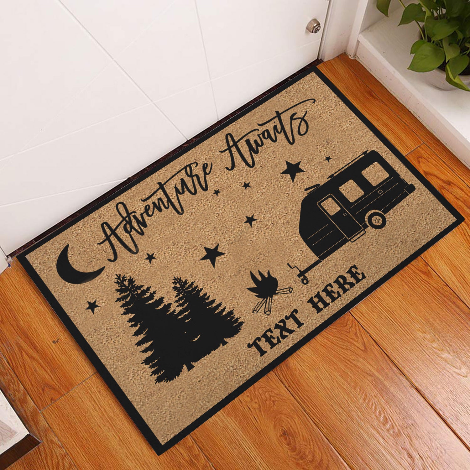 Ohaprints-Doormat-Outdoor-Indoor-Camper-Camping-Rv-Adventure-Awaits-Custom-Personalized-Name-Rubber-Door-Mat-445-