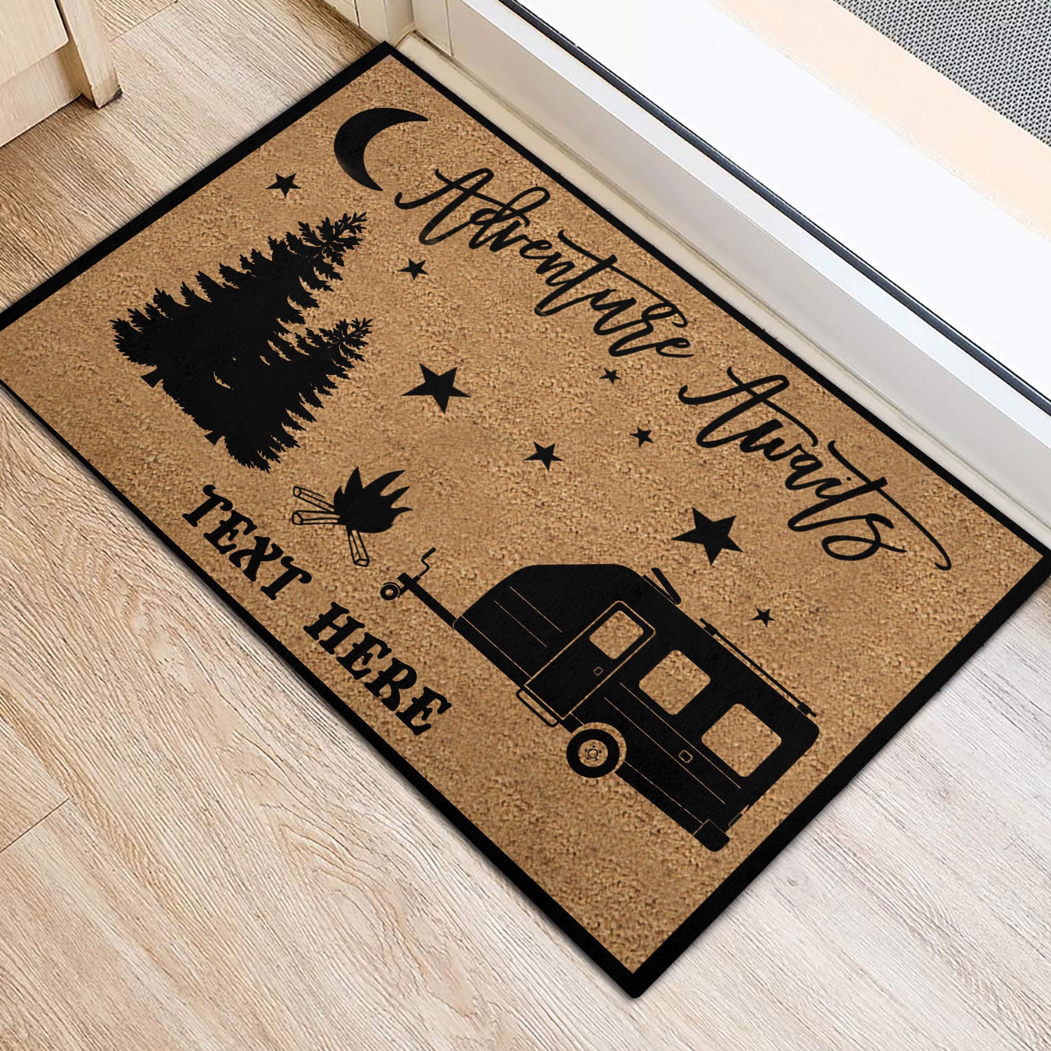 Ohaprints-Doormat-Outdoor-Indoor-Camper-Camping-Rv-Adventure-Awaits-Custom-Personalized-Name-Rubber-Door-Mat-445-