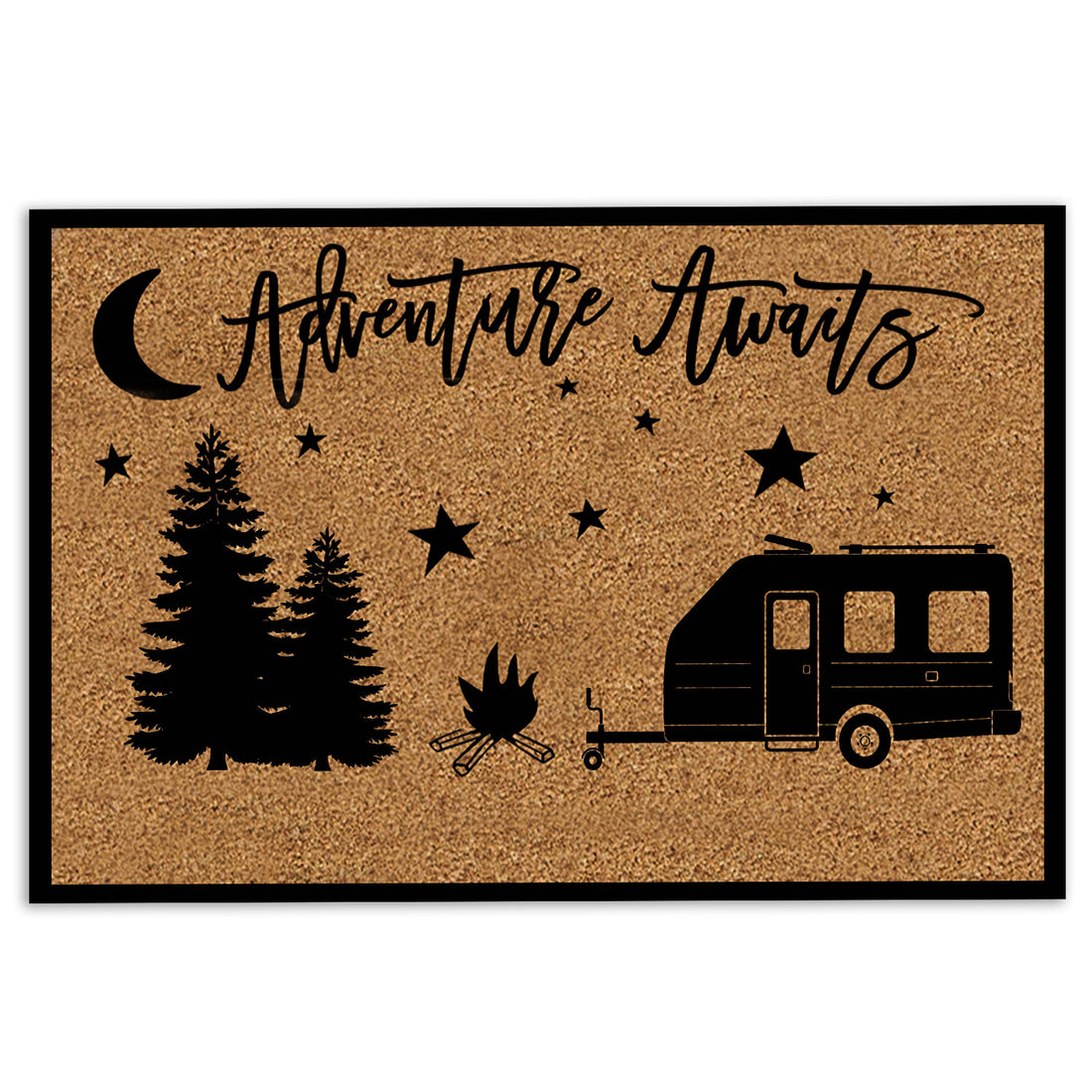 Ohaprints-Doormat-Outdoor-Indoor-Camper-Camping-Rv-Indoor-Outdoor-Adventure-Awaits-Rubber-Door-Mat-358-18'' x 30''