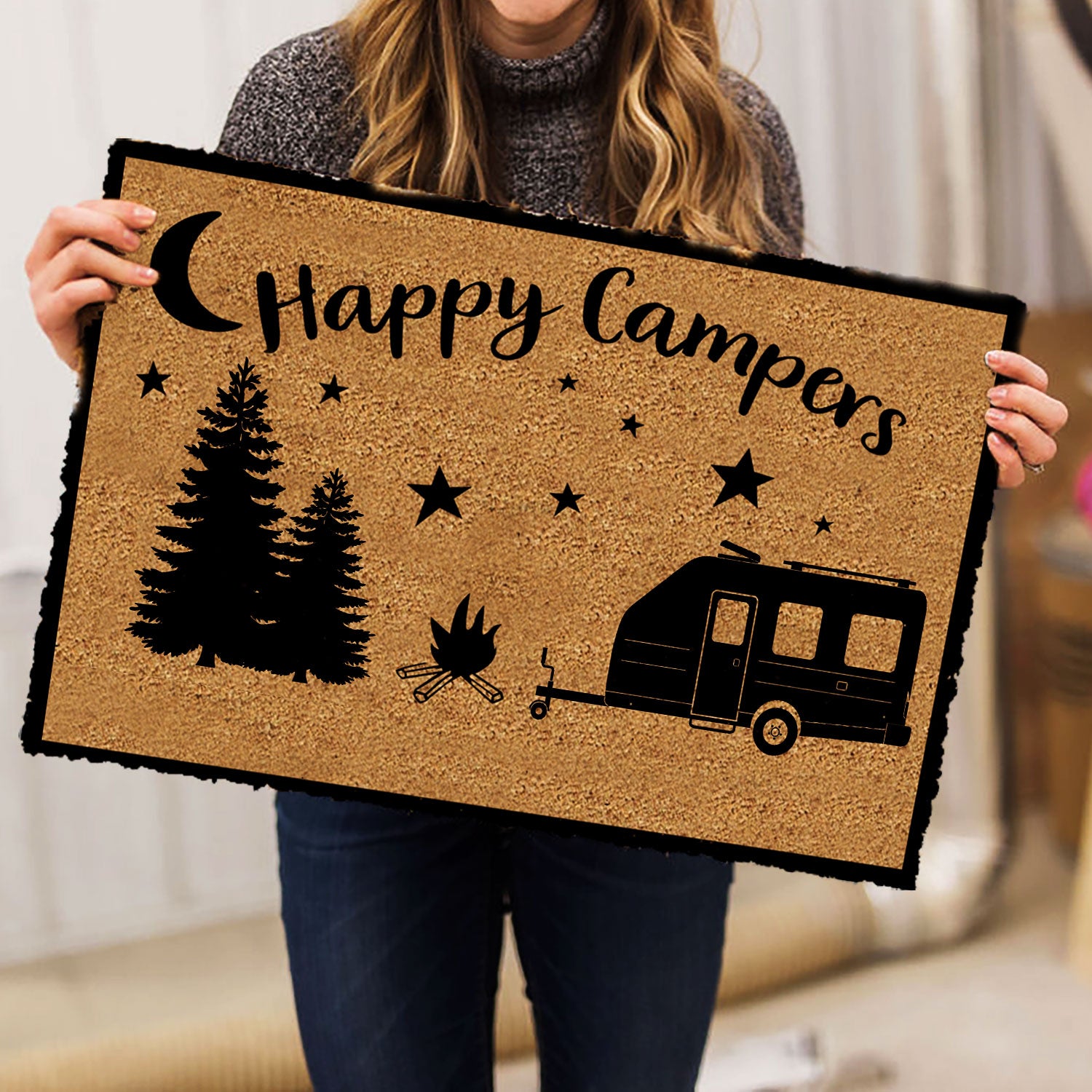 Ohaprints-Doormat-Outdoor-Indoor-Camper-Camping-Rv-Indoor-Outdoor-Happy-Campers-Rubber-Door-Mat-307-