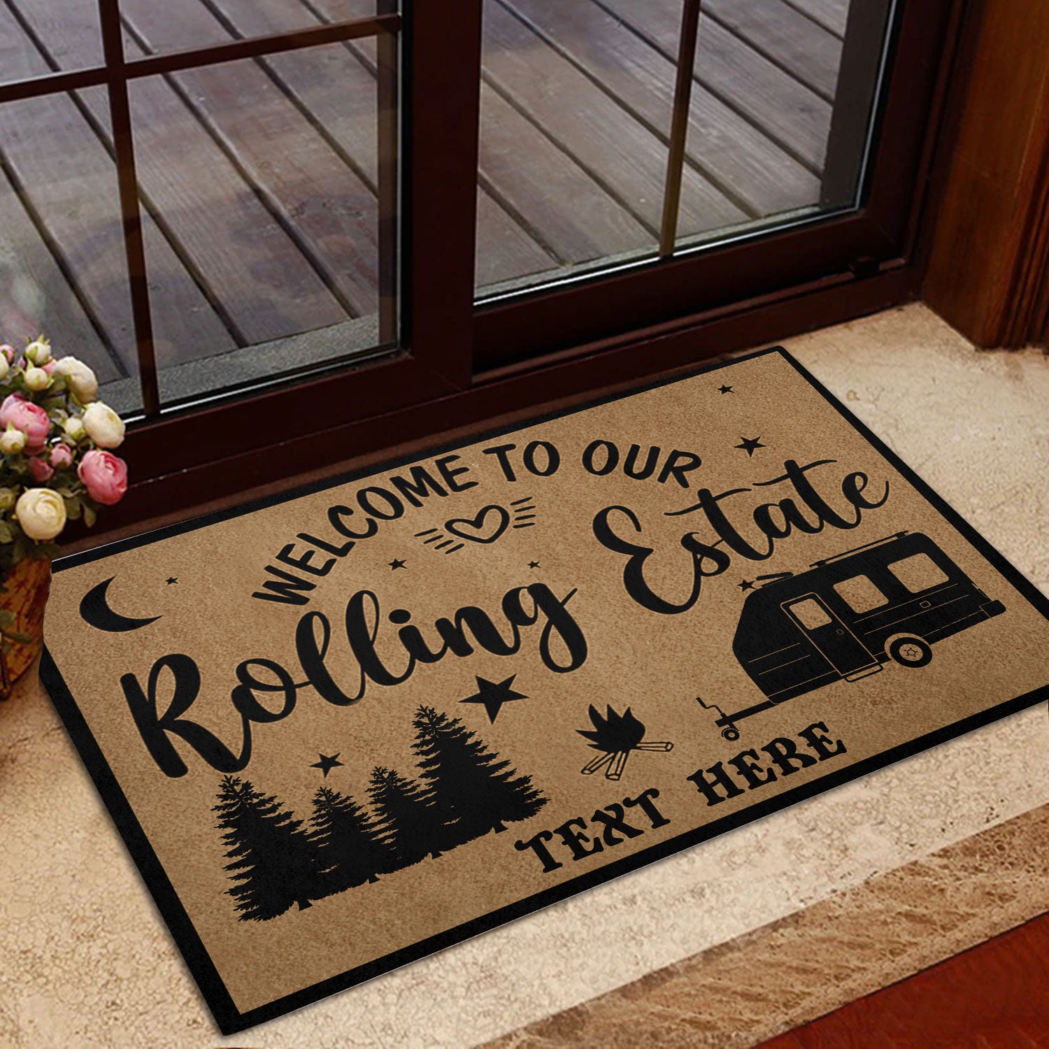 Ohaprints-Doormat-Outdoor-Indoor-Camper-Welcome-To-Our-Rolling-Estate-Custom-Personalized-Name-Rubber-Door-Mat-446-