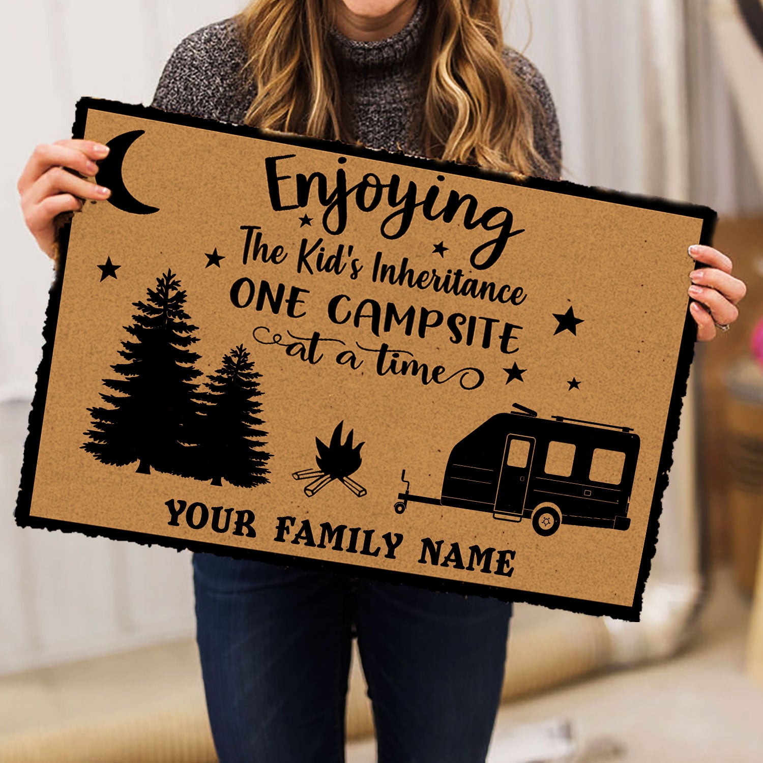 Ohaprints-Doormat-Outdoor-Indoor-Camper-Joining-The-Kid'S-Inheritance-Custom-Personalized-Name-Rubber-Door-Mat-406-