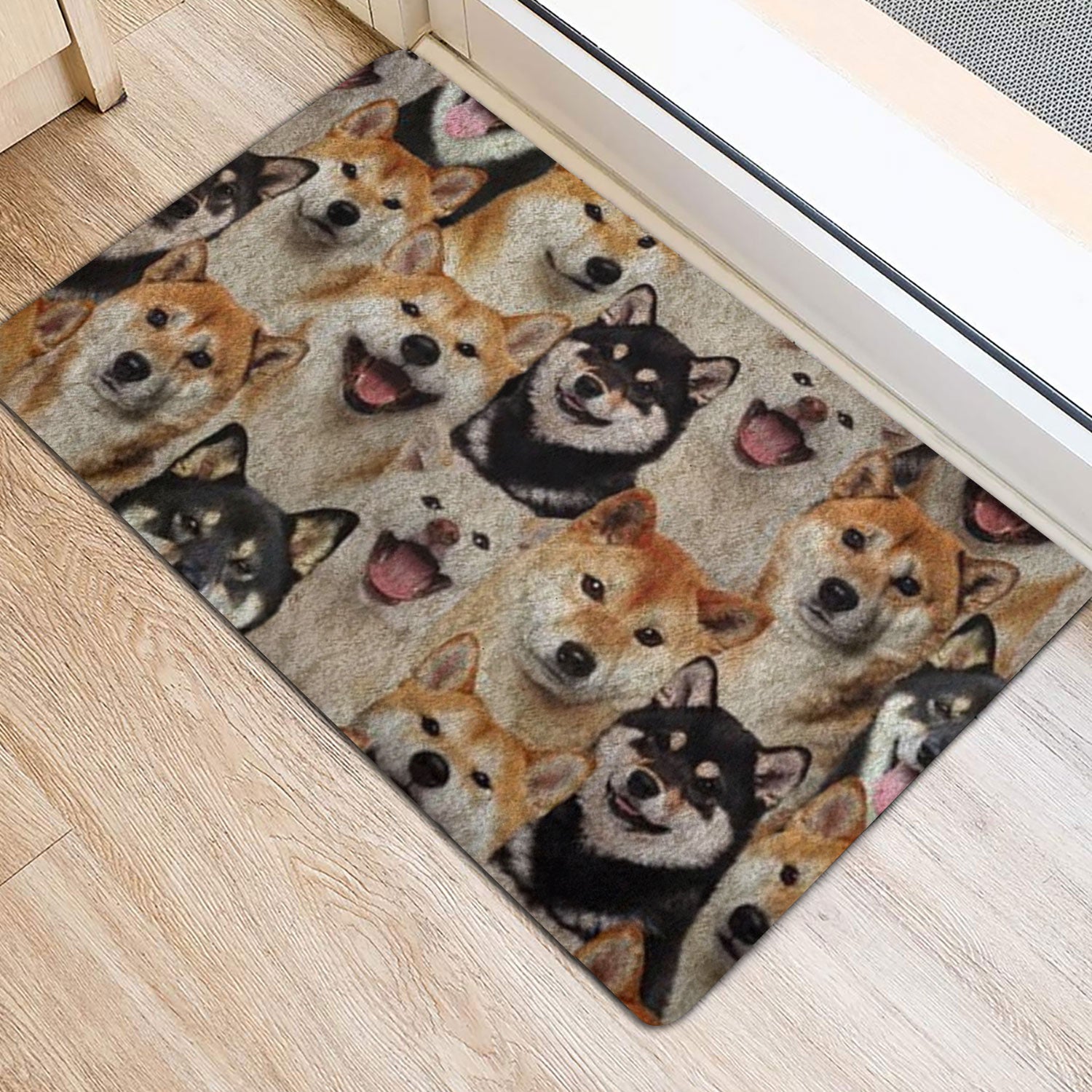 Ohaprints-Doormat-Outdoor-Indoor-A-Bunch-Of-Shiba-Inus-Dog-Pattern-Gifts-For-Dog-Lover-Rubber-Door-Mat-1252-