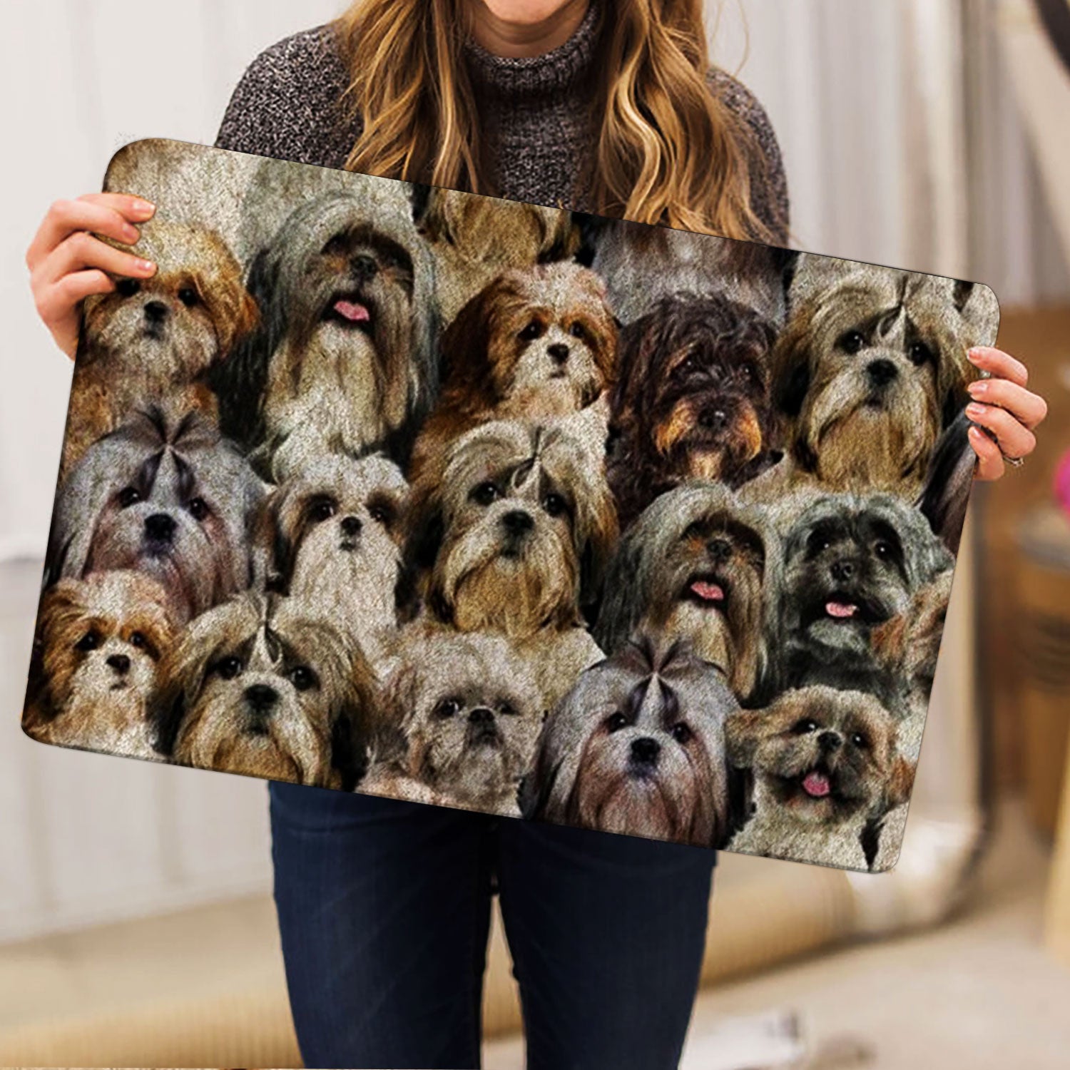 Ohaprints-Doormat-Outdoor-Indoor-A-Bunch-Of-Shih-Tzu-Shitzu-Dog-Pattern-Gifts-For-Dog-Lover-Rubber-Door-Mat-1253-