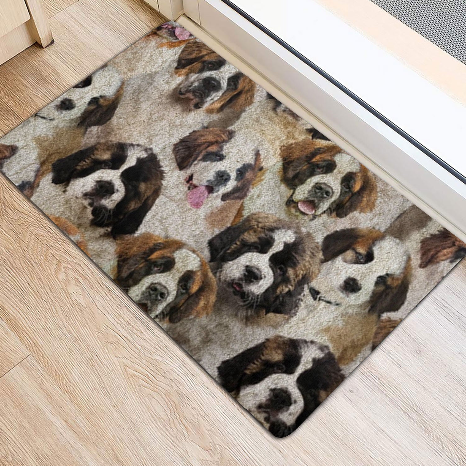 Ohaprints-Doormat-Outdoor-Indoor-A-Bunch-Of-St-Bernards-Dog-Pattern-Gifts-For-Dog-Lovers-Rubber-Door-Mat-1254-