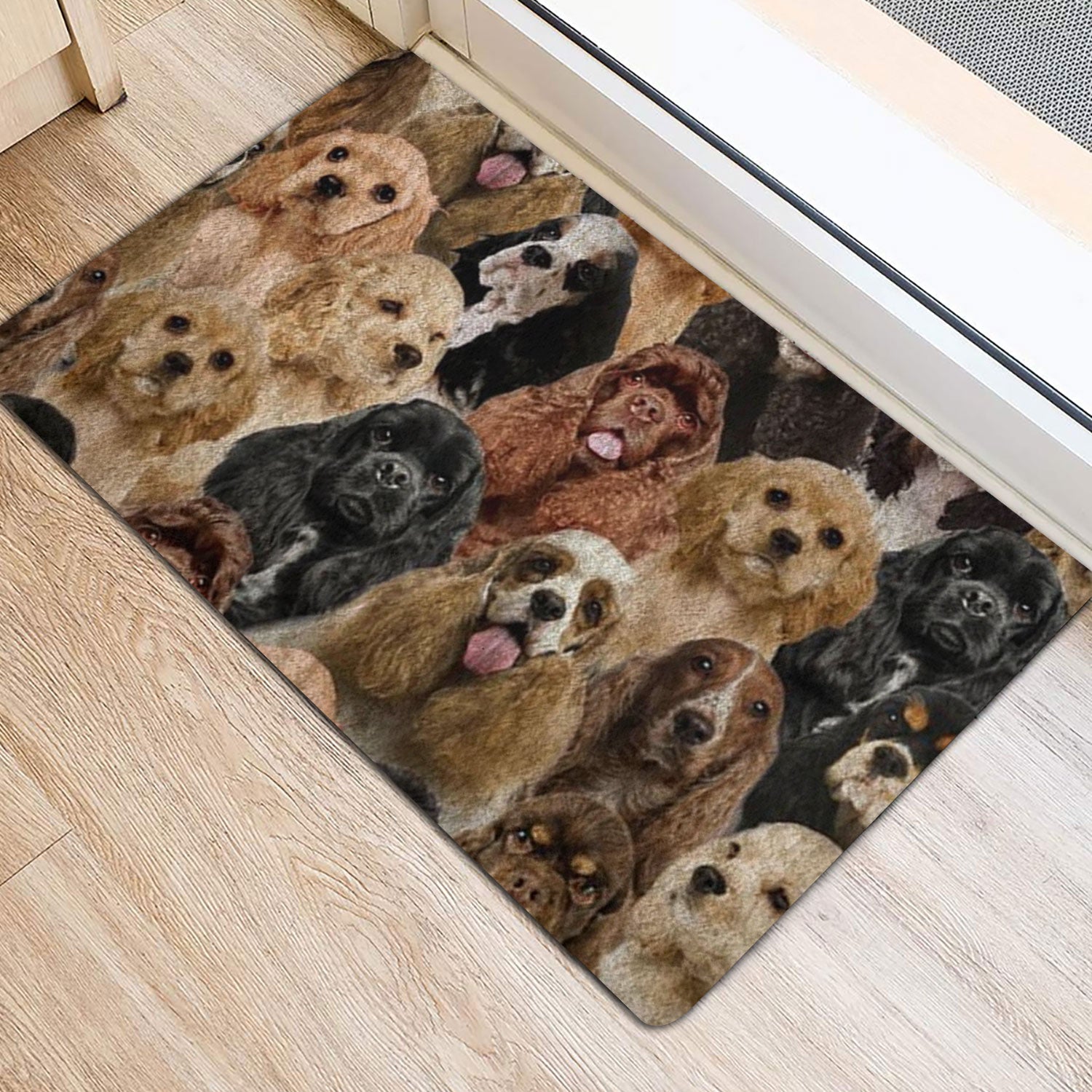 Ohaprints-Doormat-Outdoor-Indoor-A-Bunch-Of-Cocker-Spaniels-Dog-Pattern-Gifts-For-Dog-Lover-Rubber-Door-Mat-1256-