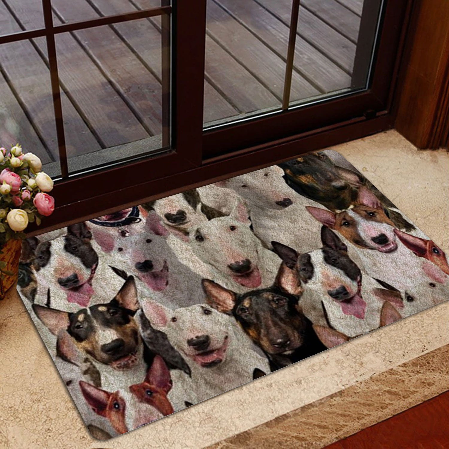 Ohaprints-Doormat-Outdoor-Indoor-A-Bunch-Of-Bull-Terriers-Dog-Pattern-Gifts-For-Dog-Lover-Rubber-Door-Mat-1259-