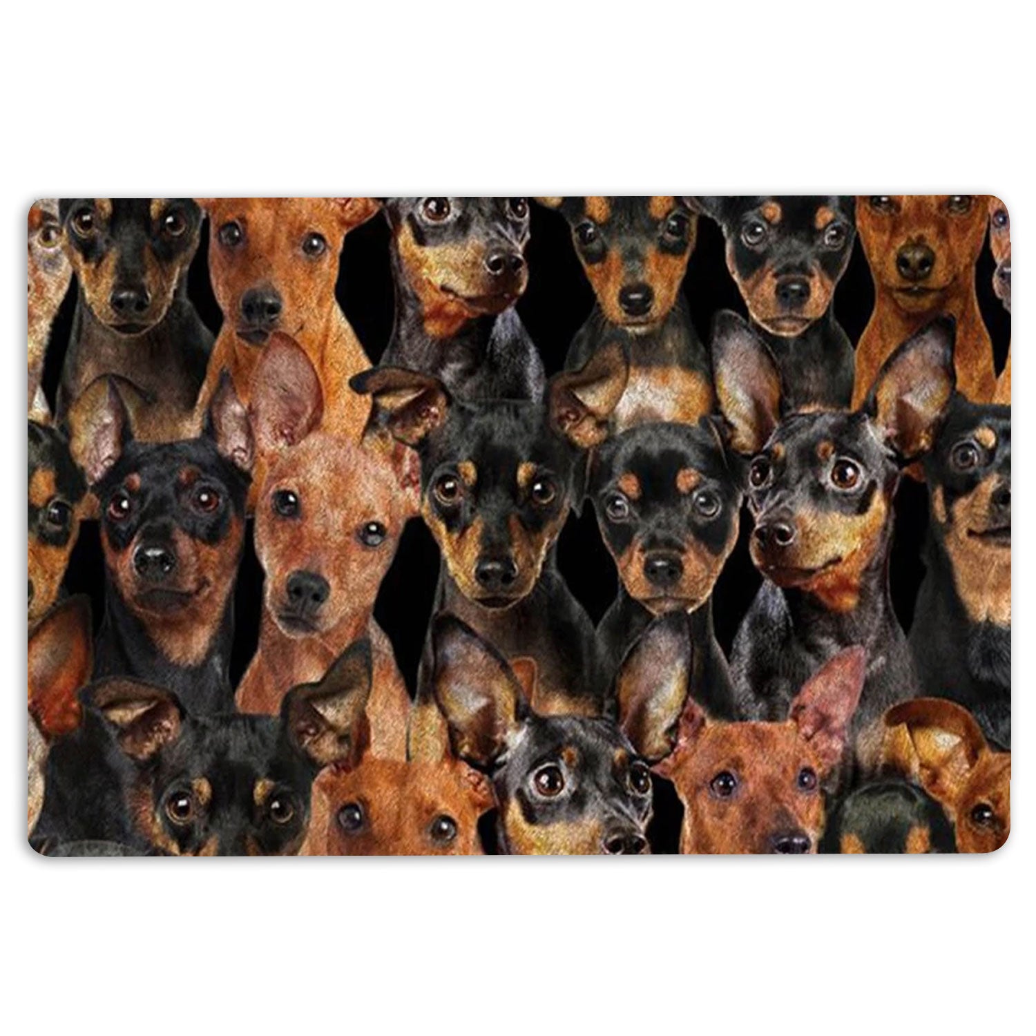 Doormat Tagged Miniature Pinscher