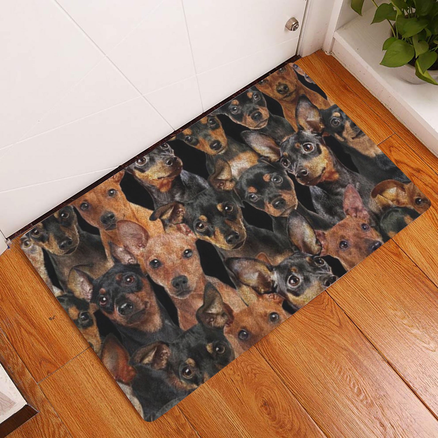 Ohaprints-Doormat-Outdoor-Indoor-A-Bunch-Of-Miniature-Pinschers-Dog-Pattern-Gifts-For-Dog-Lover-Rubber-Door-Mat-1262-