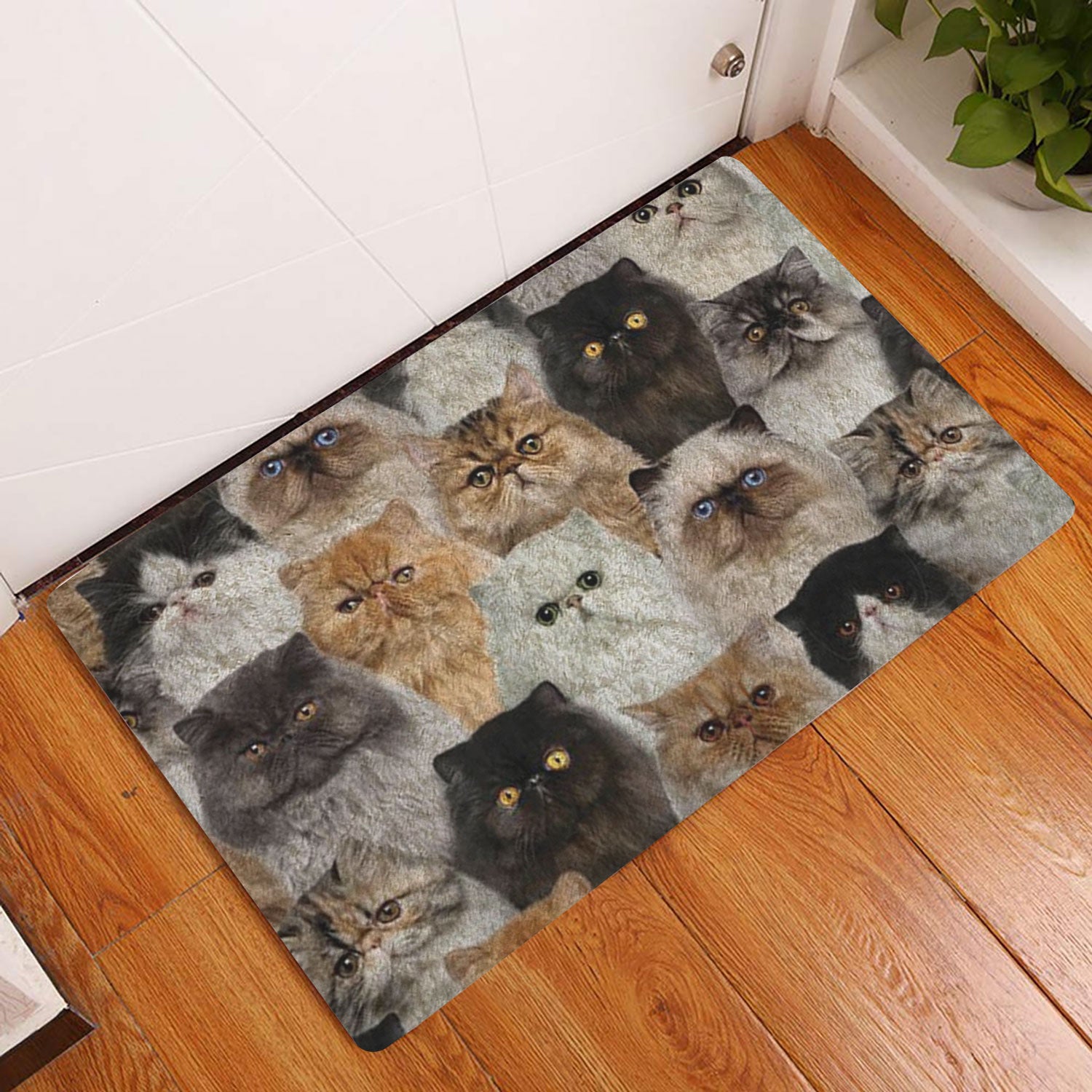 Ohaprints-Doormat-Outdoor-Indoor-A-Bunch-Of-Persian-Cats-Cat-Pattern-Gifts-For-Cat-Lover-Cat-Mom-Rubber-Door-Mat-1266-