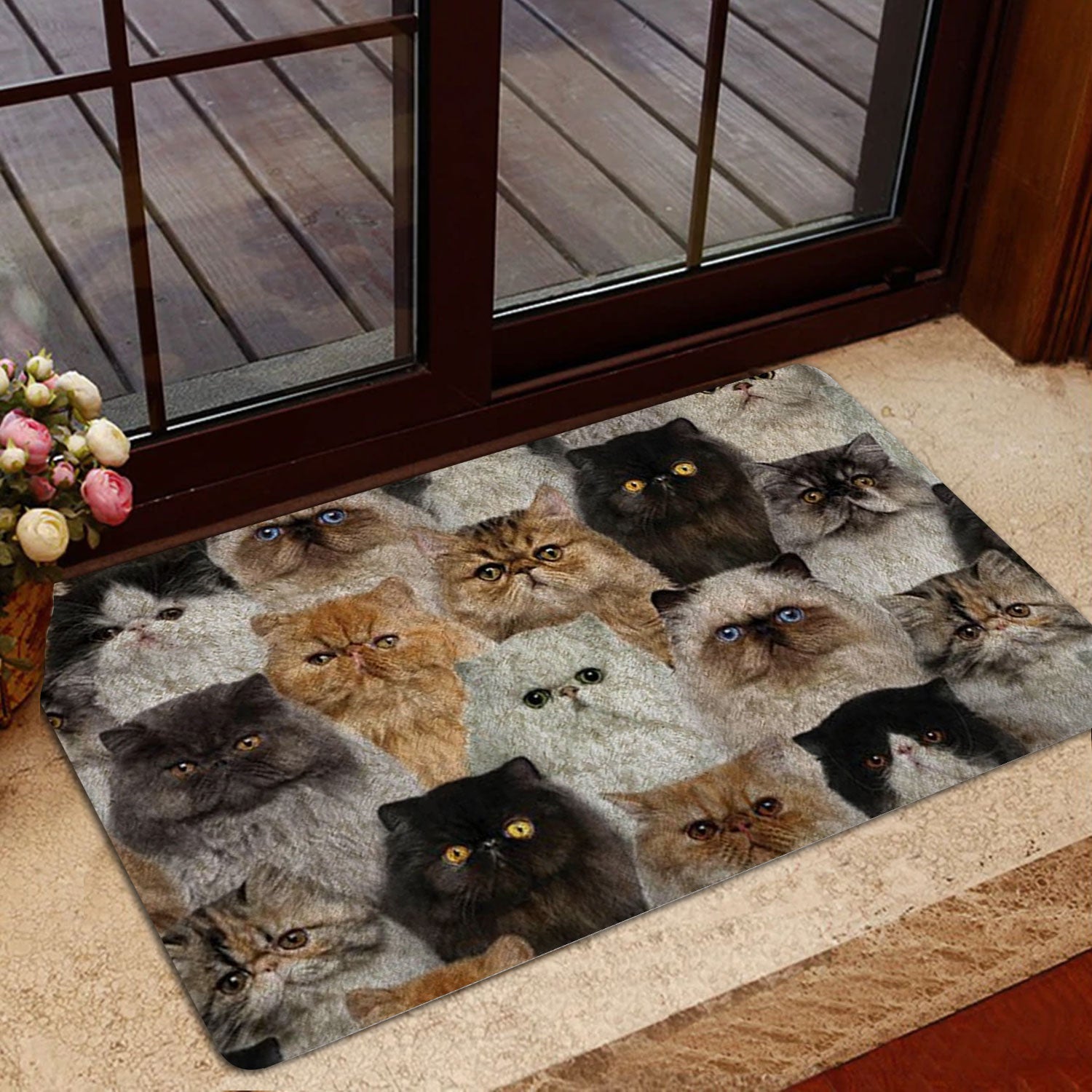 Ohaprints-Doormat-Outdoor-Indoor-A-Bunch-Of-Persian-Cats-Cat-Pattern-Gifts-For-Cat-Lover-Cat-Mom-Rubber-Door-Mat-1266-