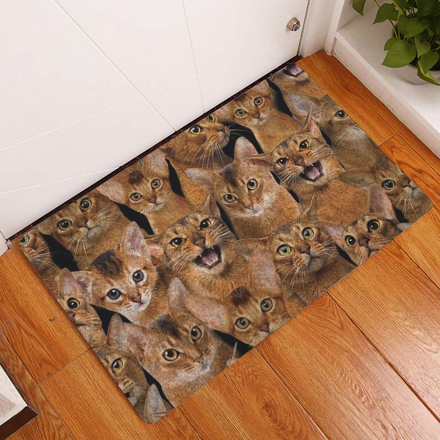 Ohaprints-Doormat-Outdoor-Indoor-A-Bunch-Of-Abyssinian-Cats-Cat-Pattern-Gifts-For-Cat-Lover-Cat-Rubber-Door-Mat-1269-