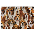 Ohaprints-Doormat-Outdoor-Indoor-A-Bunch-Of-Beagles-Dog-Pattern-Gifts-For-Dog-Lover-Dog-Mom-Rubber-Door-Mat-1271-18'' x 30''